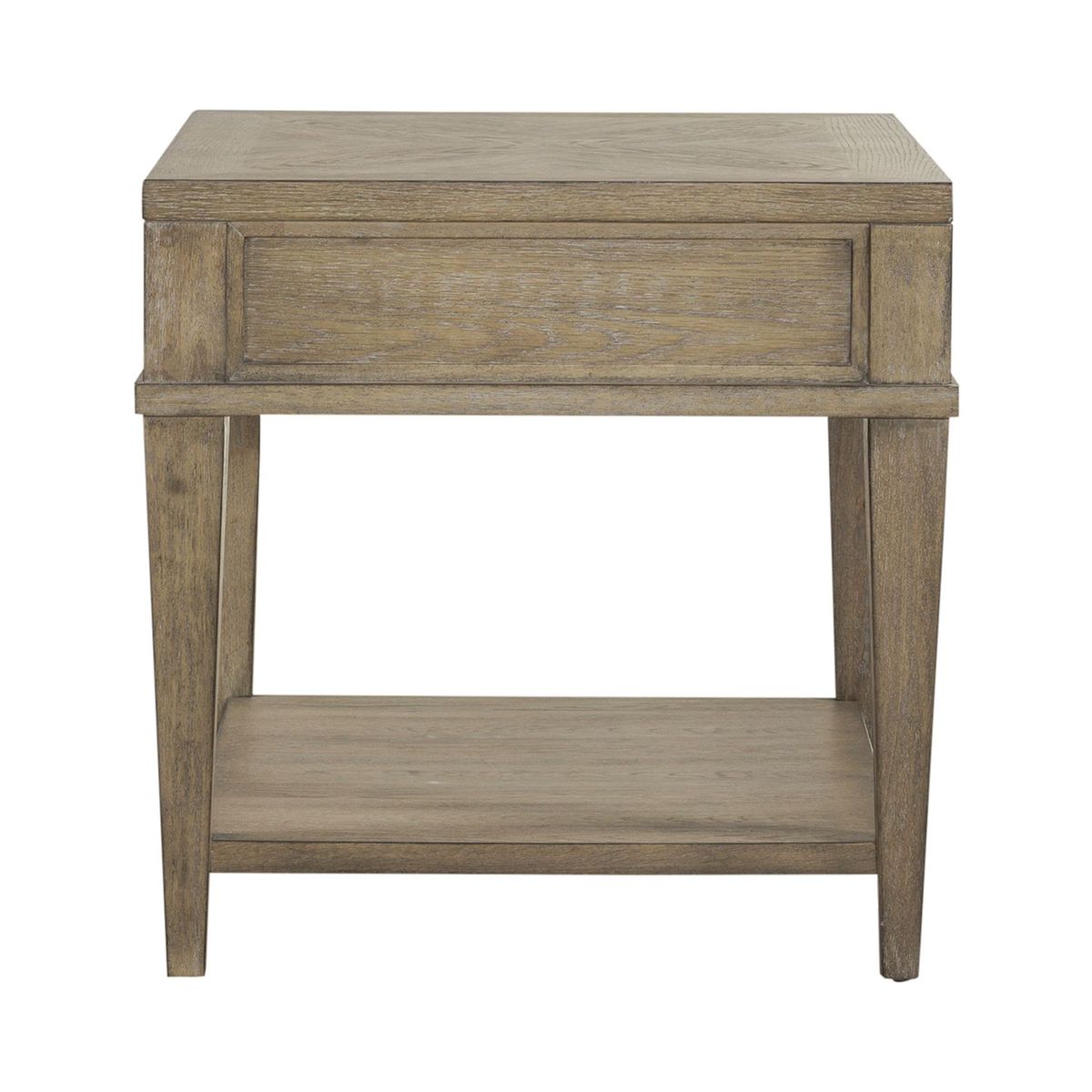 Liberty Furniture Devonshire End Table in Weathered Sandstone - Luxury Home Furniture (MI)