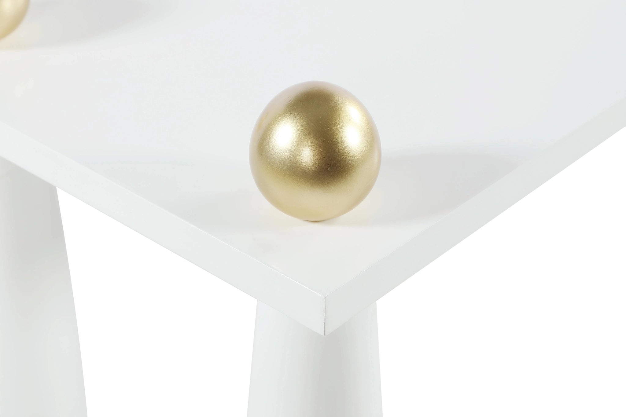 Etro White / Gold Desk/Console