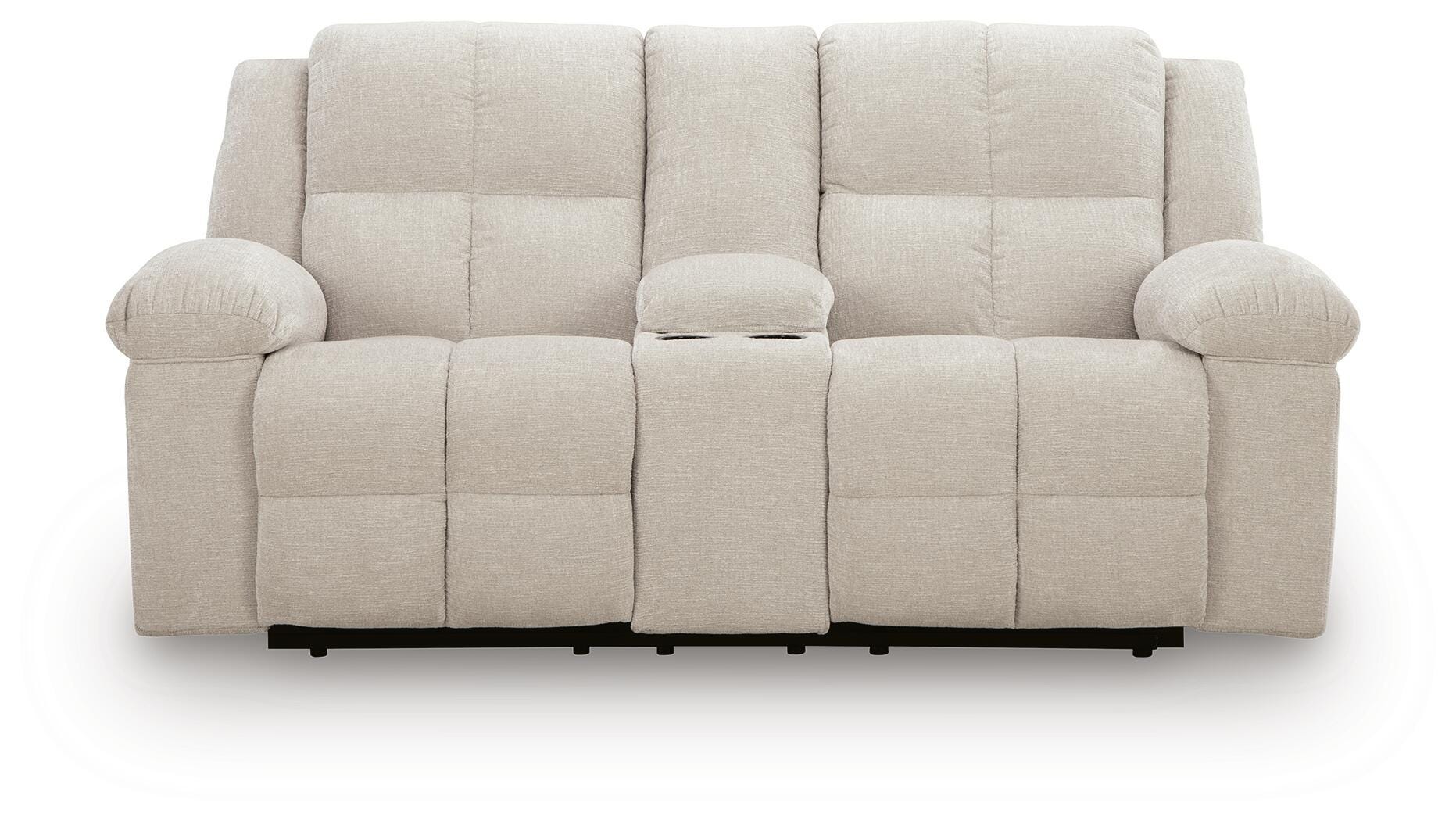 Orlen Reclining Loveseat with Console - Luxury Home Furniture (MI)