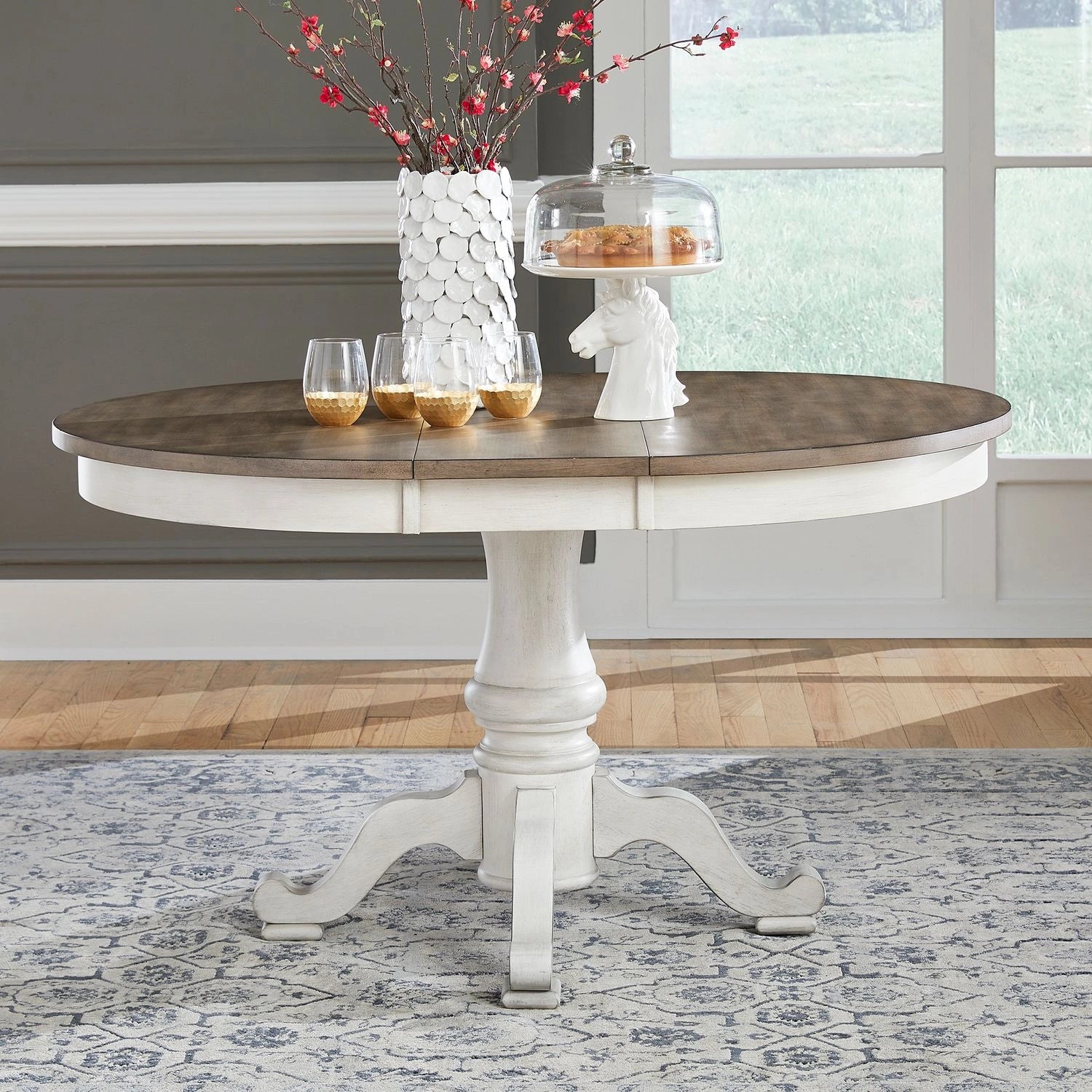 Ocean Isle Pedestal Table Set image