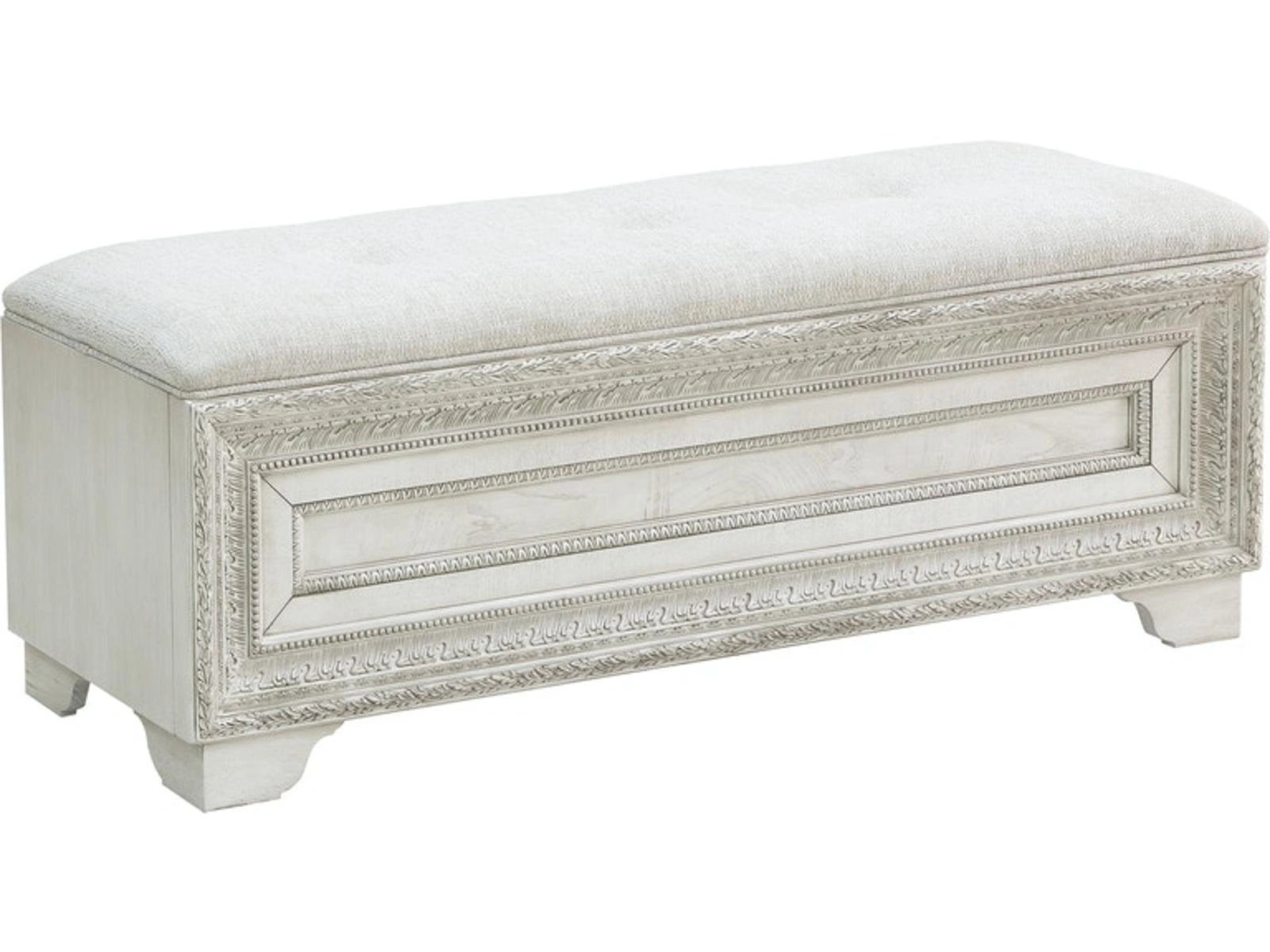 Pulaski Furniture Camila Storage Bed Bench in Light Wood