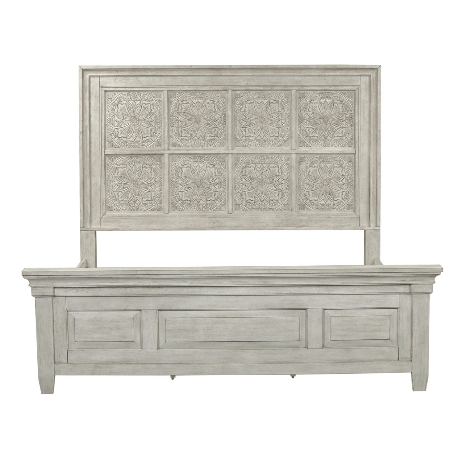 Heartland Opt Queen Panel Bed, Dresser & Mirror