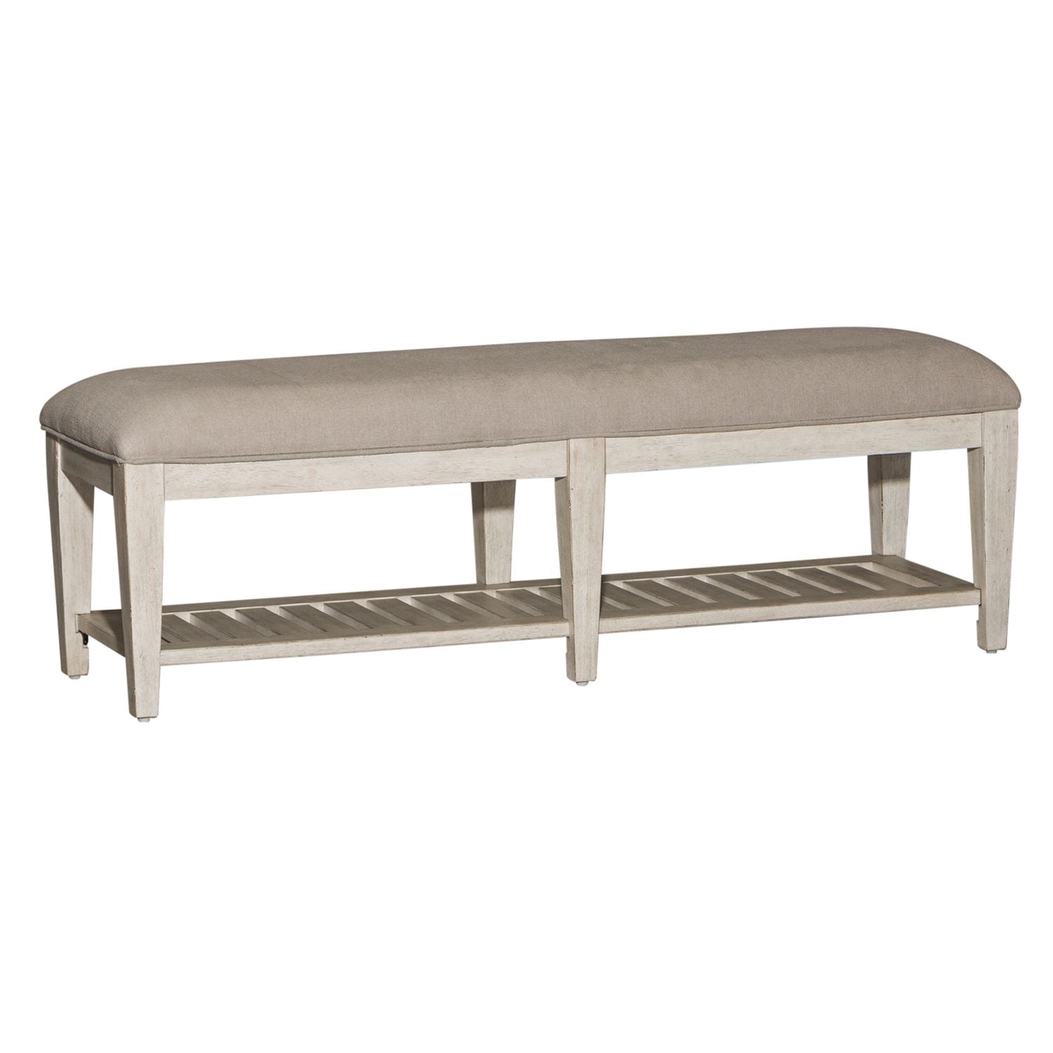 Heartland Bed Bench in Antique White - Luxury Home Furniture (MI)