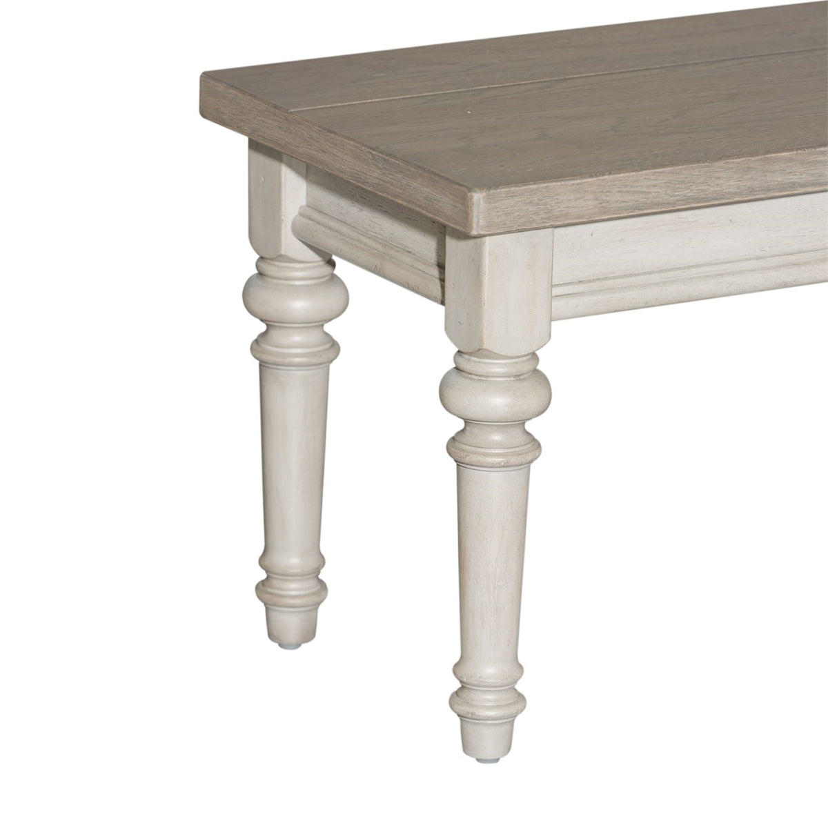 Liberty Furniture Heartland Bench in Antique White - Luxury Home Furniture (MI)