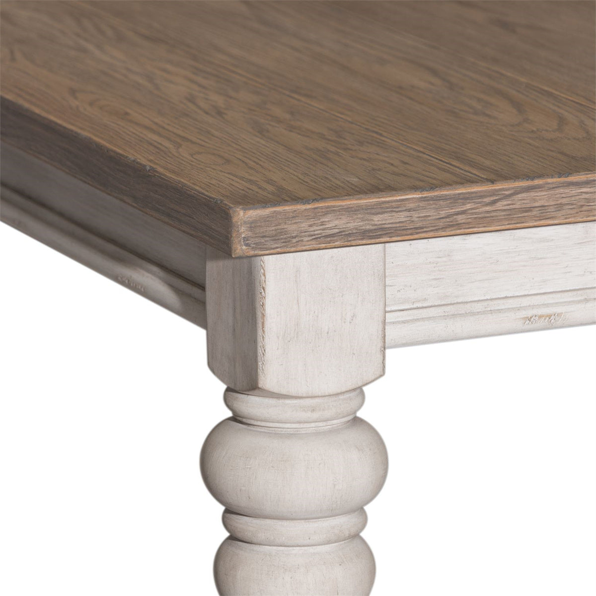 Liberty Furniture Heartland Rectangular Leg Table in Antique White - Luxury Home Furniture (MI)