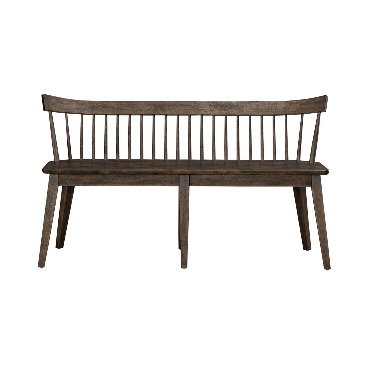 Midland Falls Spindle Back Bench in Rustic Brown - Luxury Home Furniture (MI)
