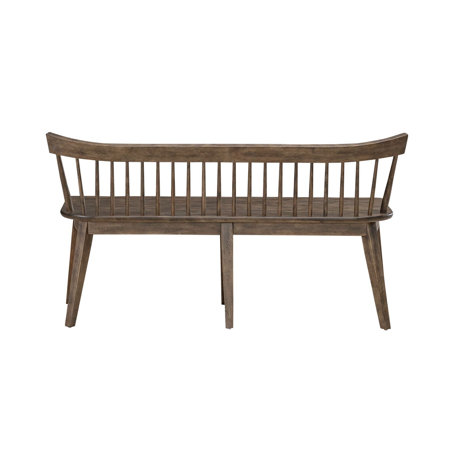 Midland Falls Spindle Back Bench in Rustic Brown - Luxury Home Furniture (MI)
