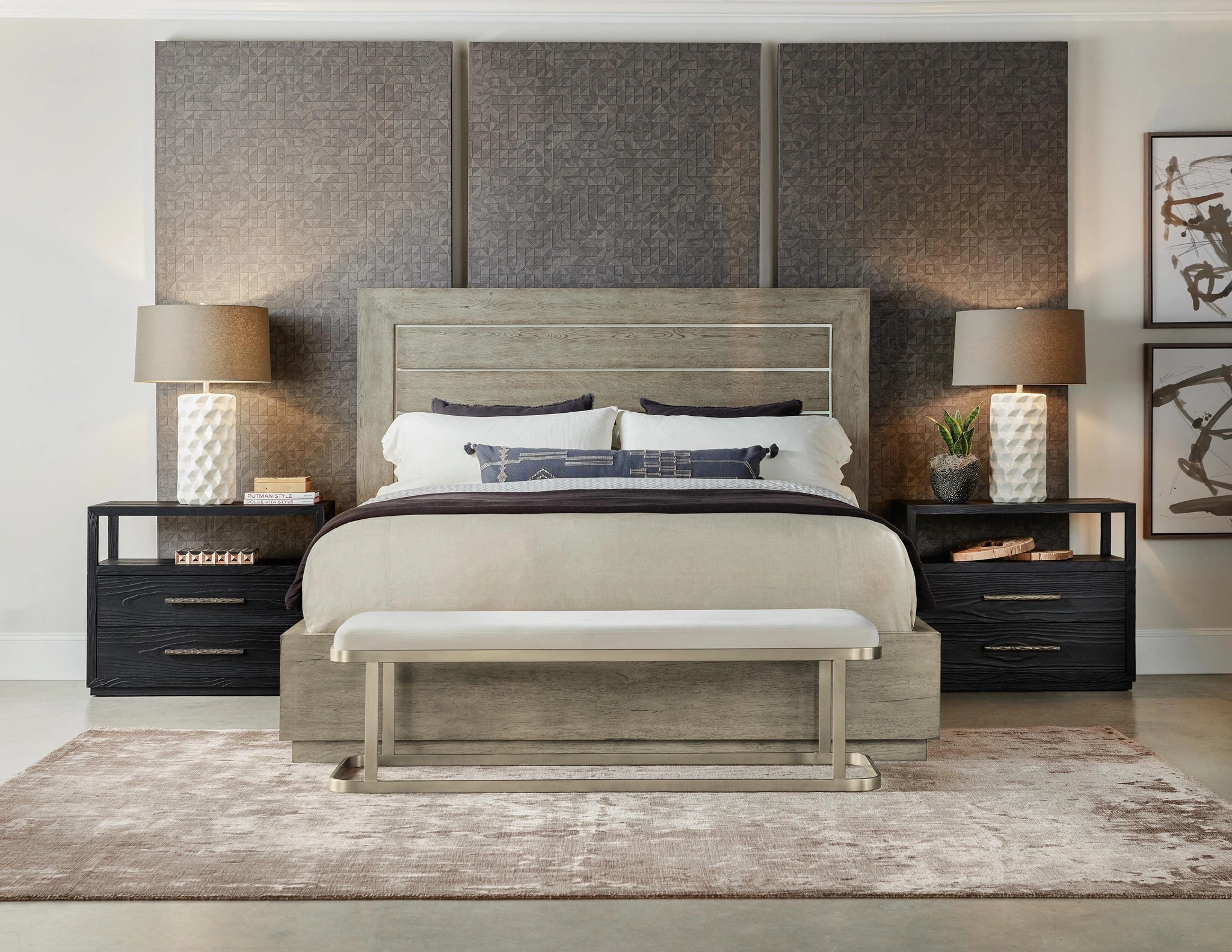 Linville Falls Mill Ridge King Panel Bed