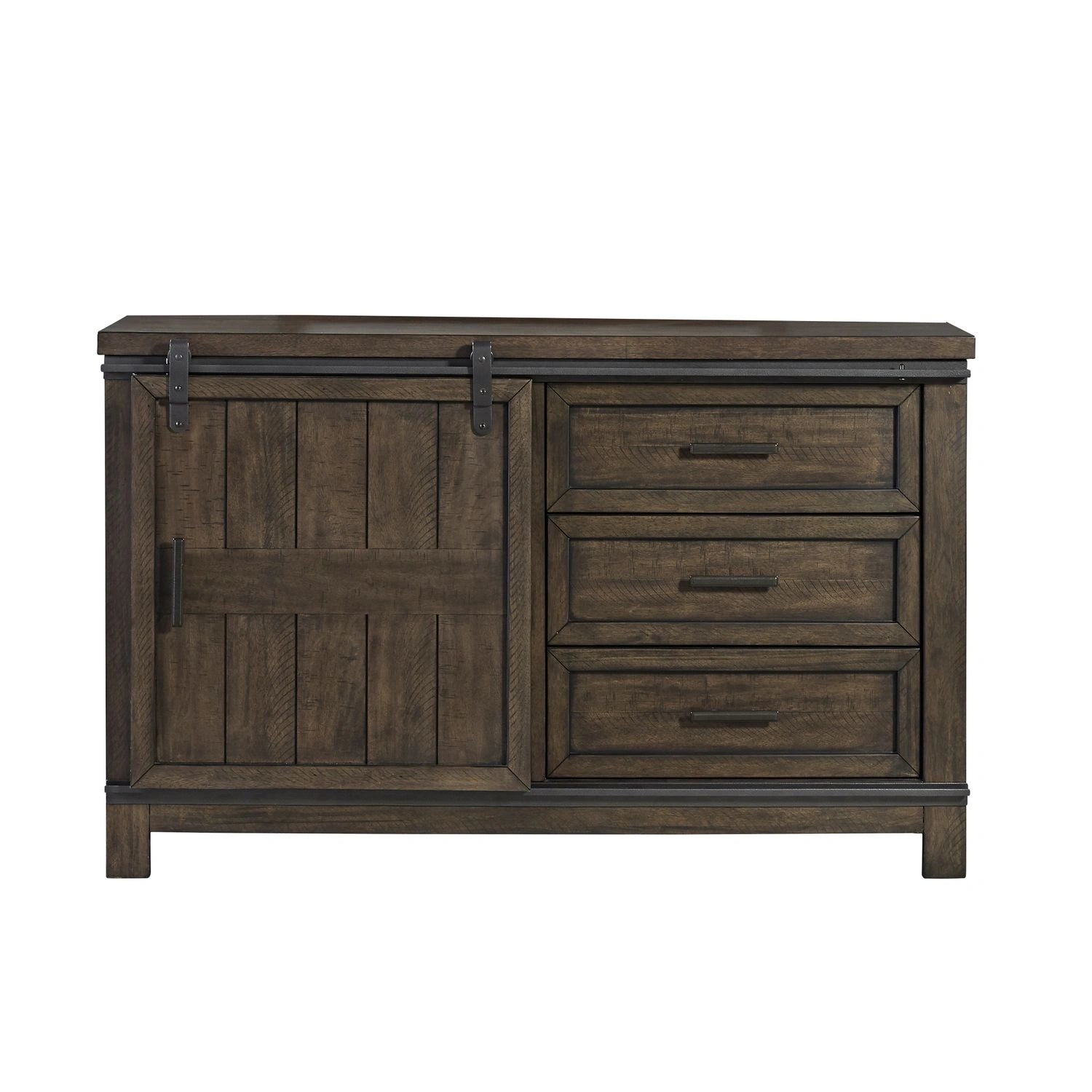 Thornwood Hills Barn Door Dresser in Rock Beaten Gray image