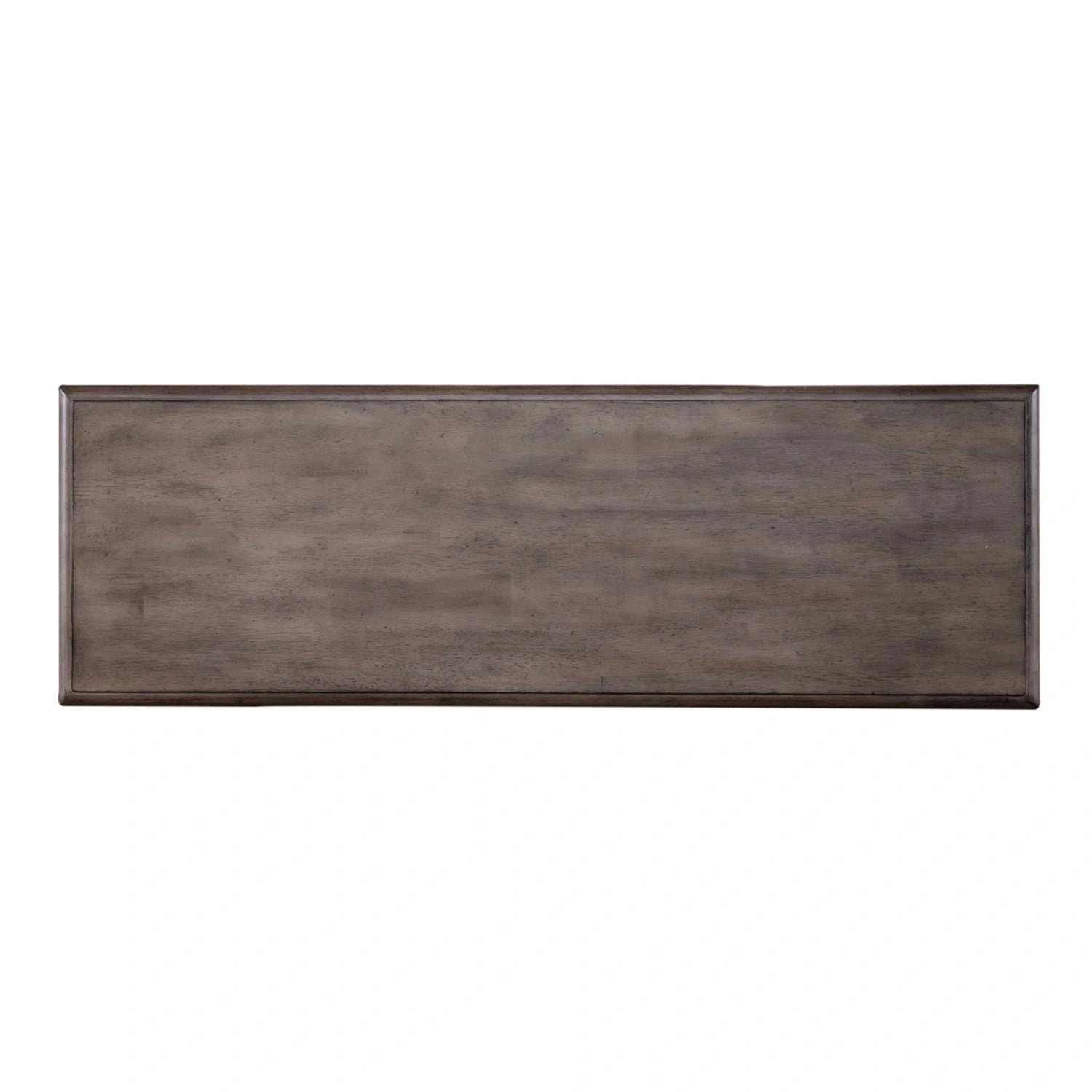 Ocean Isle Bench (RTA) in Antique White with Weathered Pine image