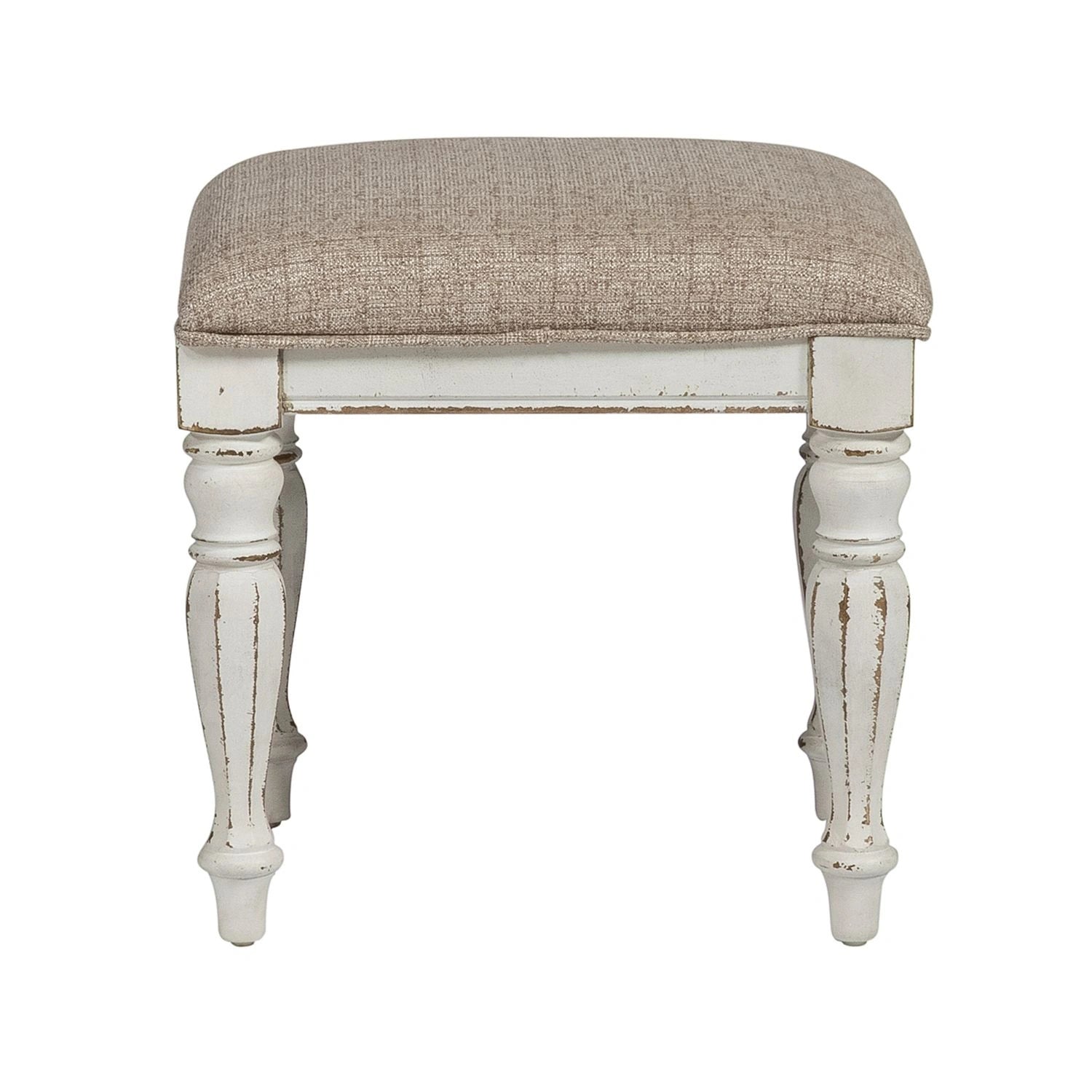 Magnolia Manor Vanity Stool in Antique White image
