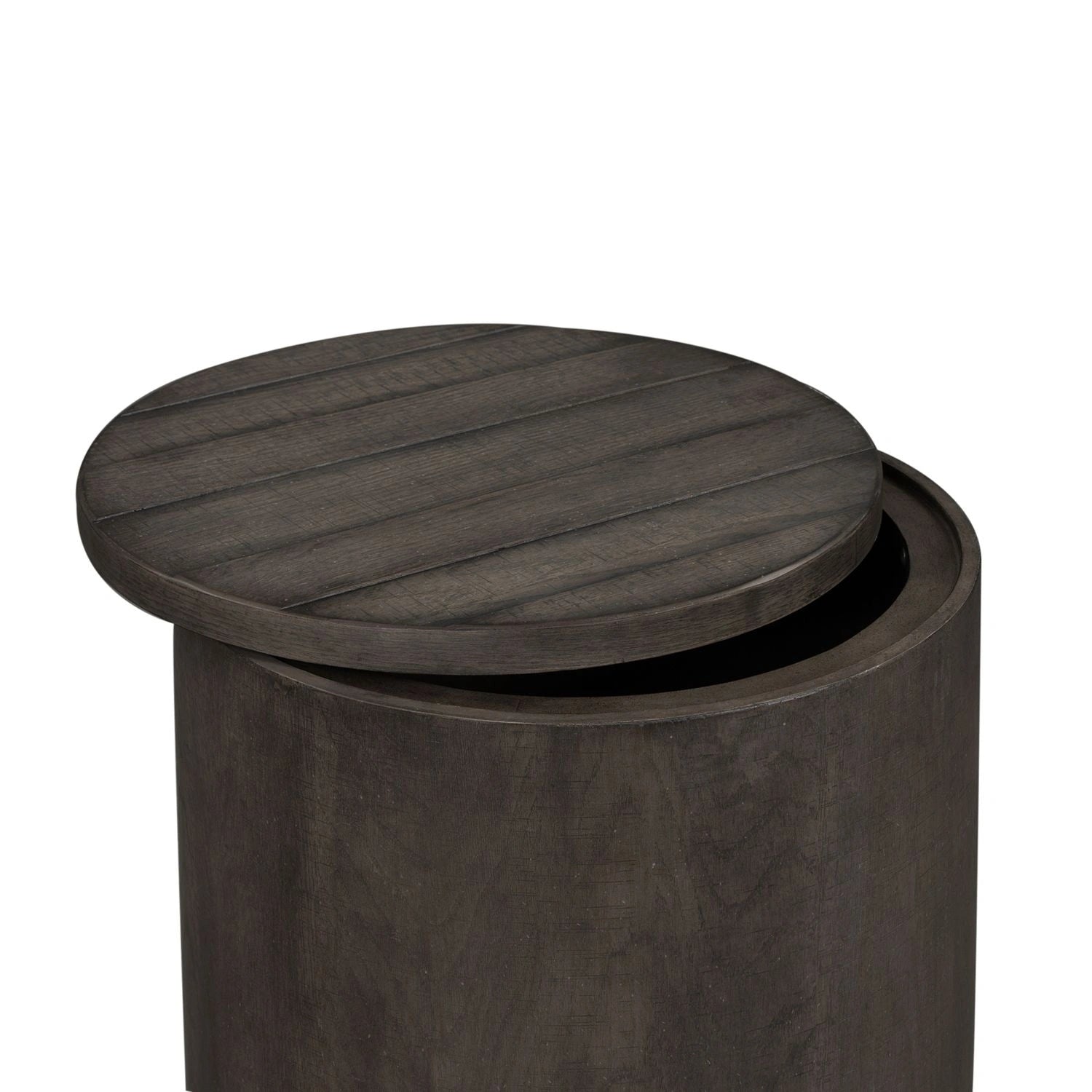 Modern Farmhouse Drum End Table image