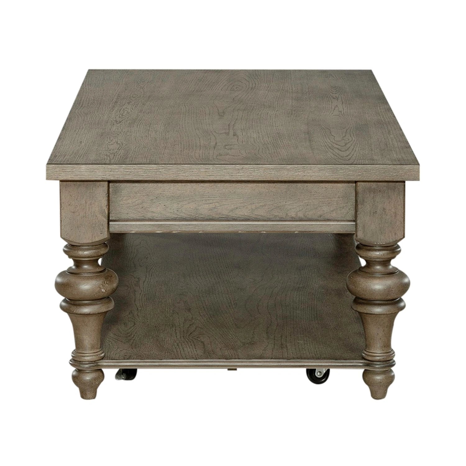 Americana Farmhouse Rectangular Cocktail Table in Dusty Taupe image