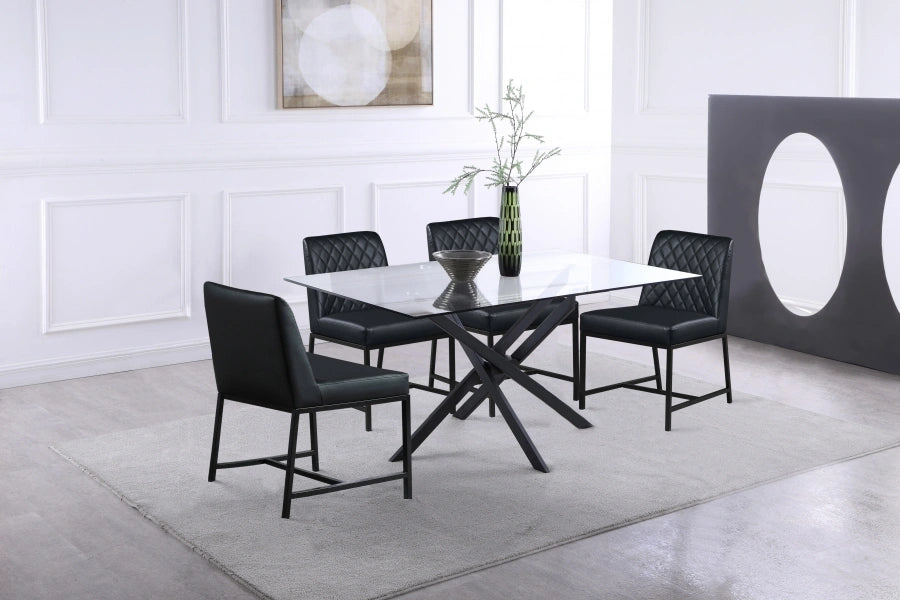Xander Matte Black Dining Table