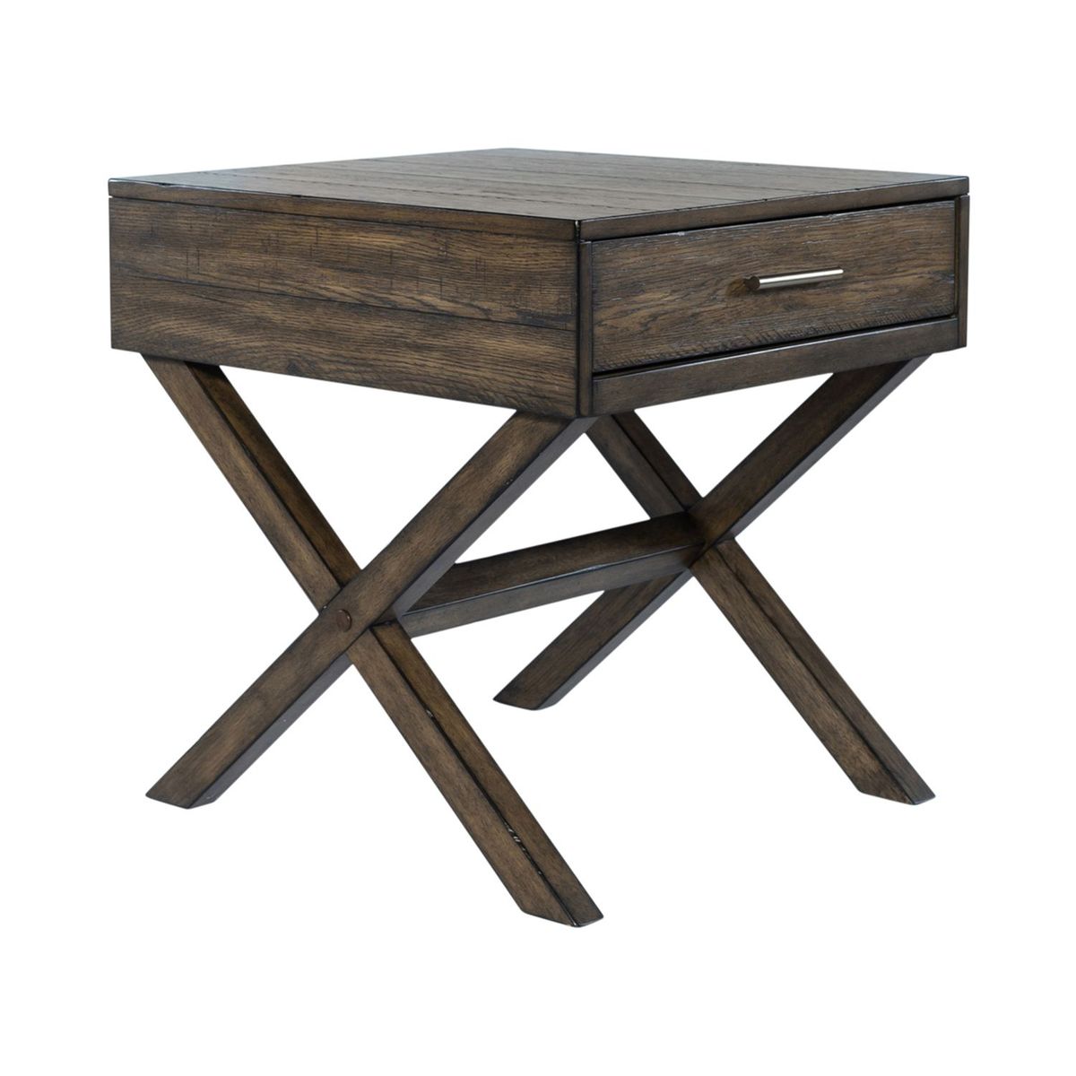 Liberty Furniture Lennox Sofa Table in Brown