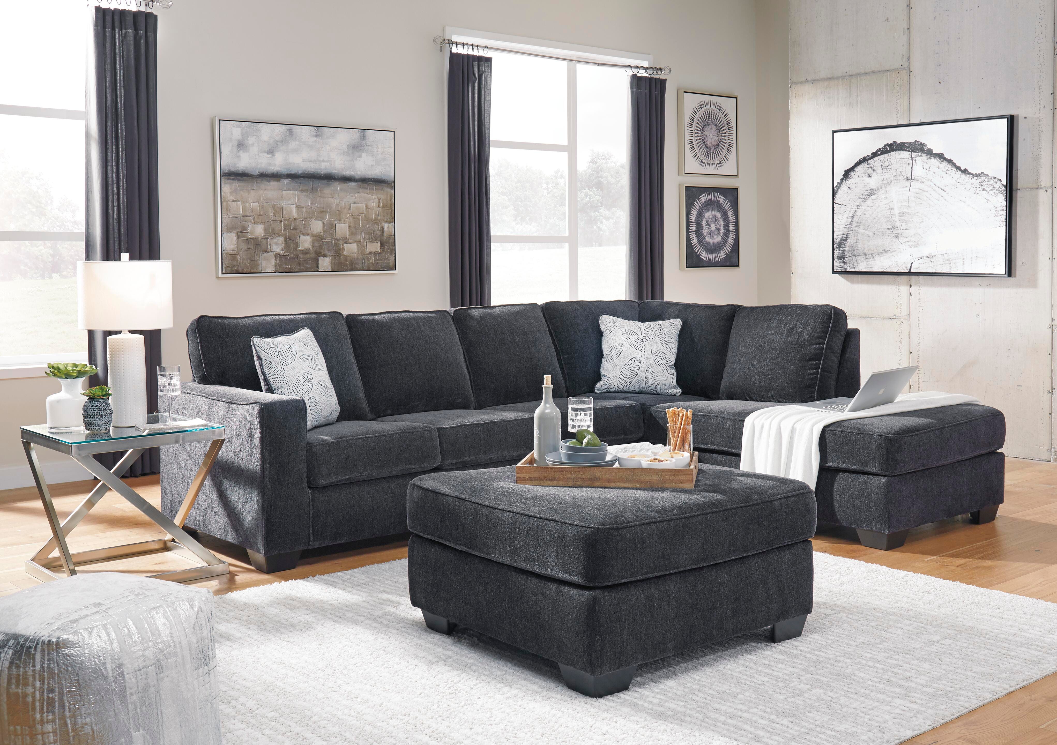 Altari Sleeper Sectional with Chaise - Luxury Home Furniture (MI)