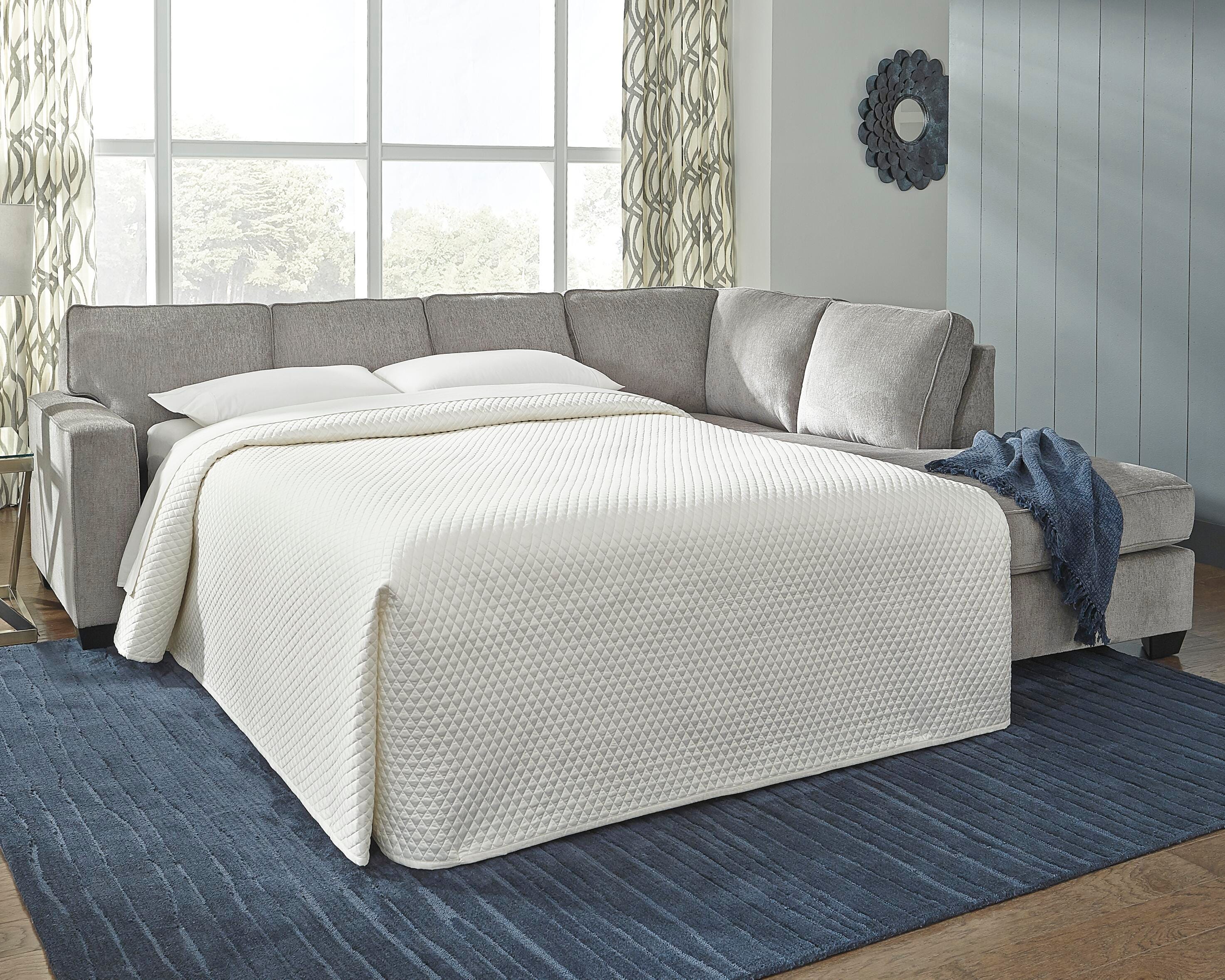 Altari Sleeper Sectional with Chaise - Luxury Home Furniture (MI)