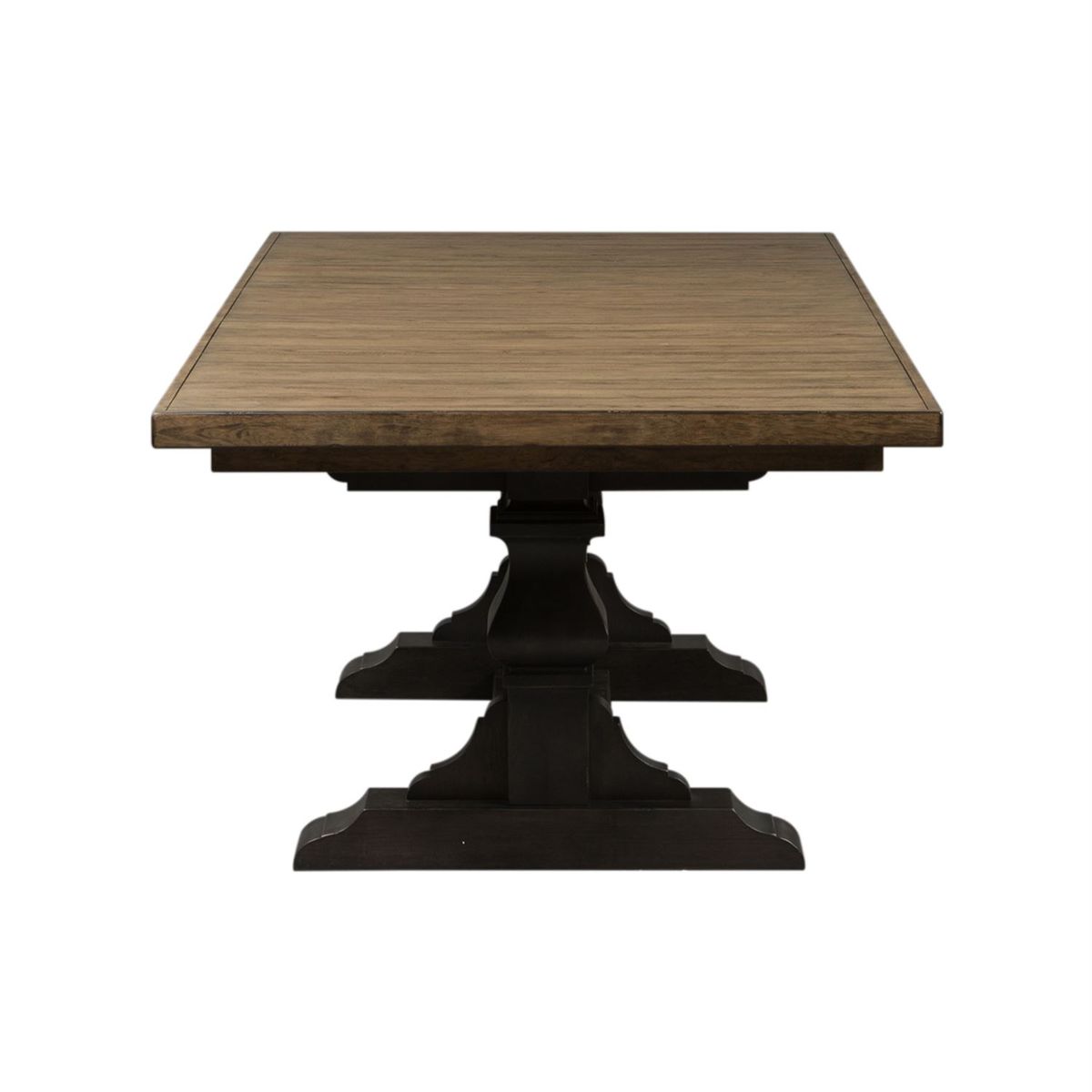 Liberty Furniture Harvest Home Trestle Dining Table in Chalkboard - Luxury Home Furniture (MI)