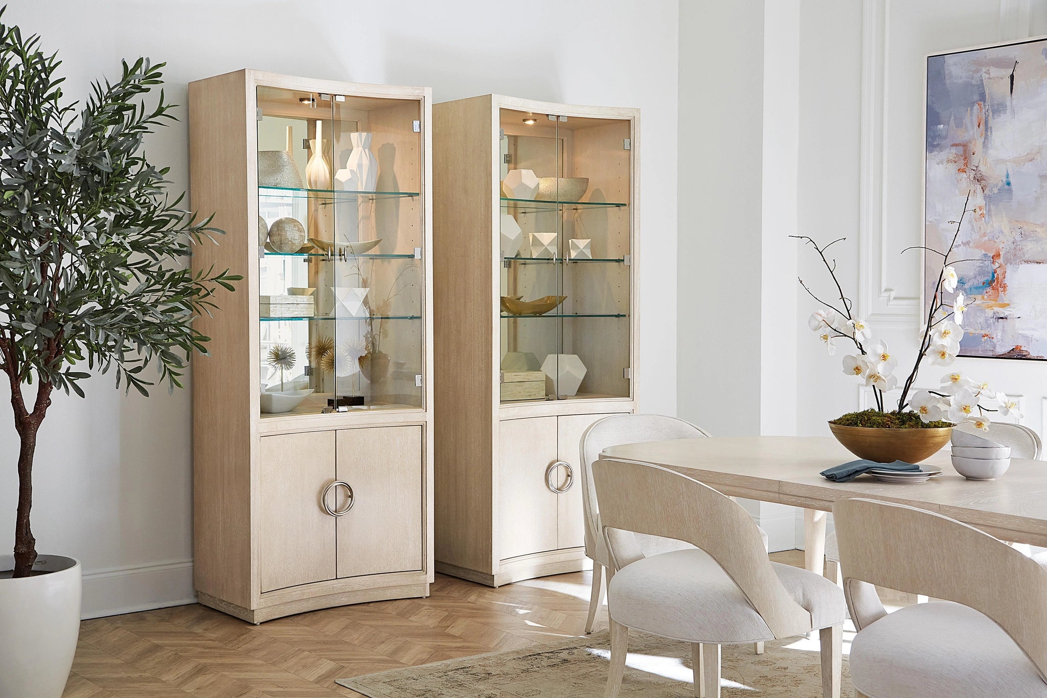 Nouveau Chic Display Cabinet