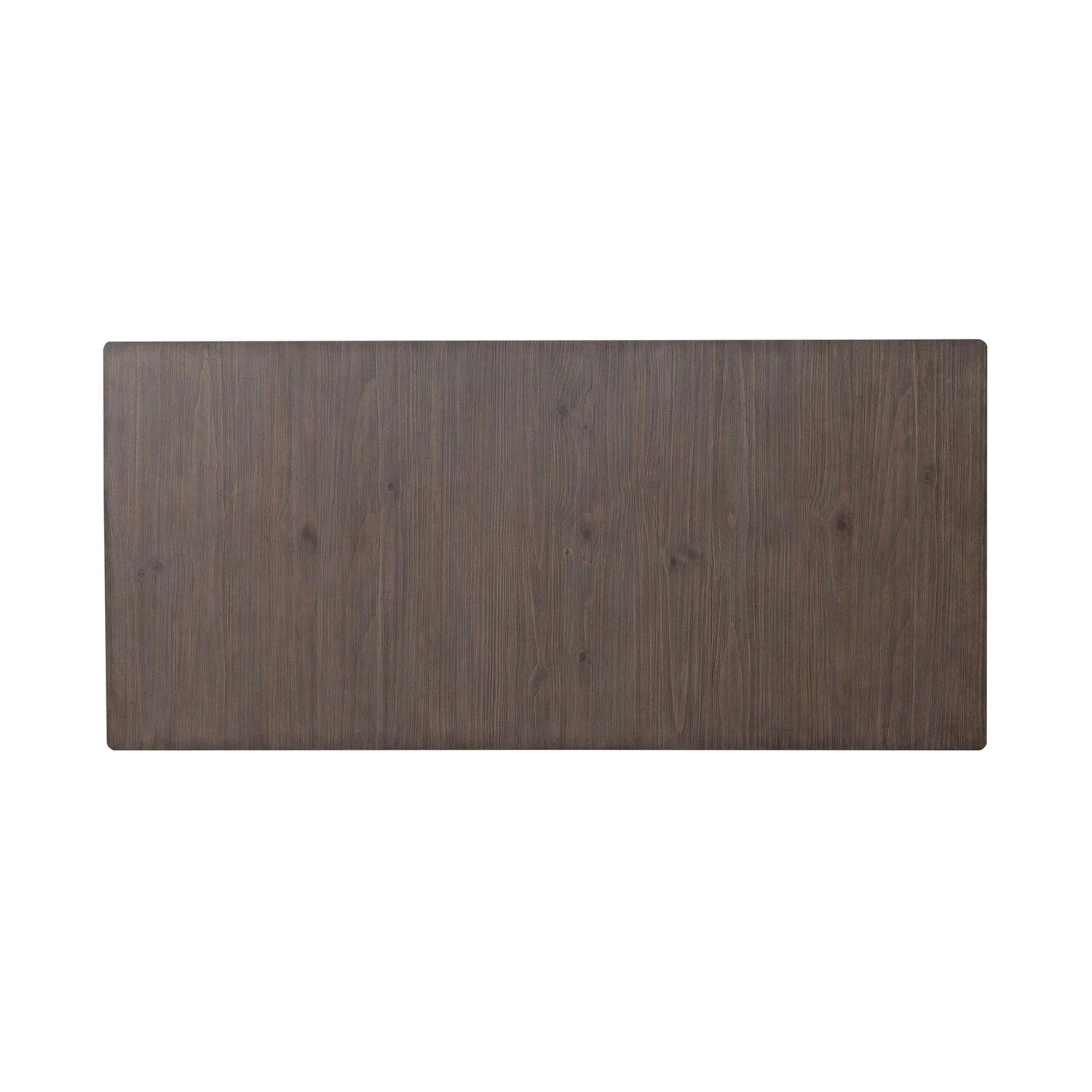 River Place Rectangular Leg Table in Riverstone White & Tobacco image