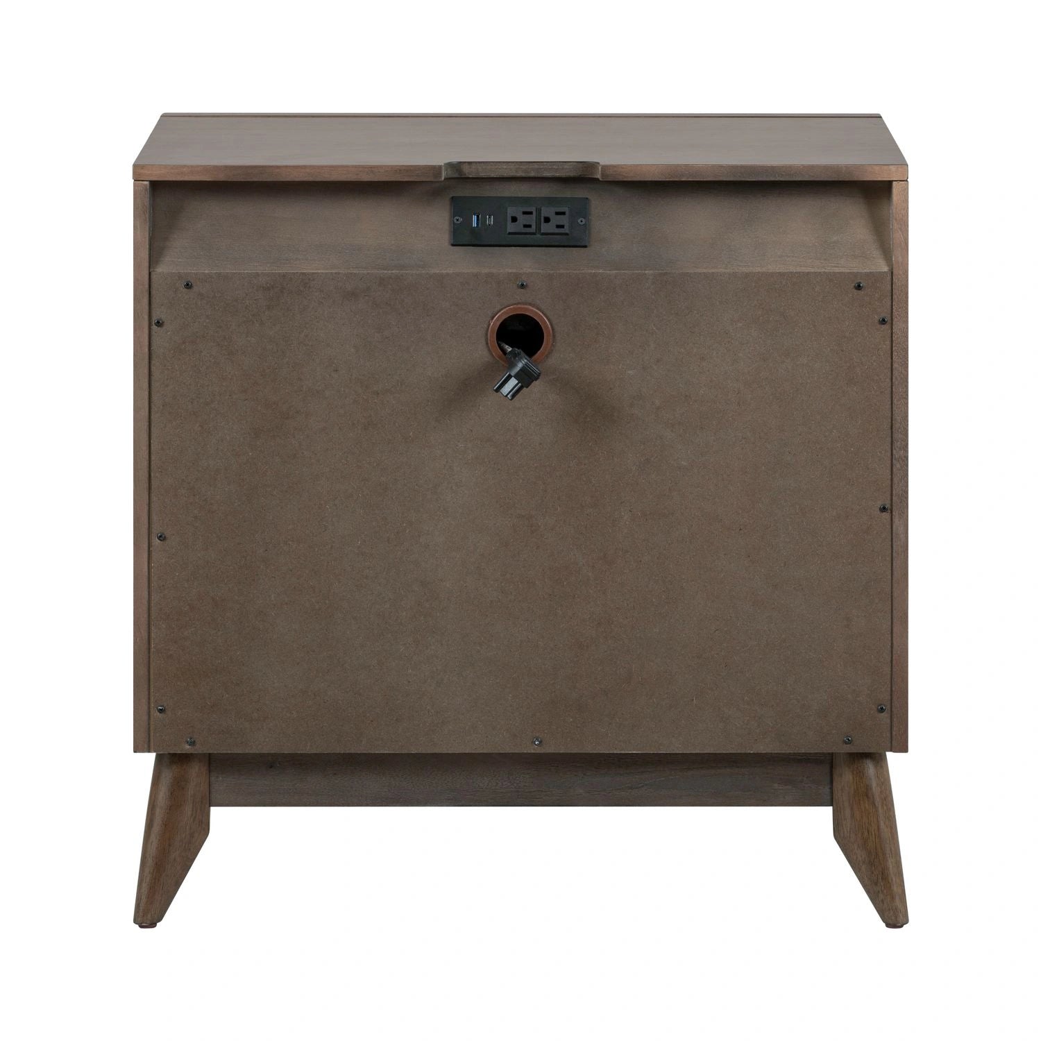 Century Modern Nightstand w/ Charging Station image