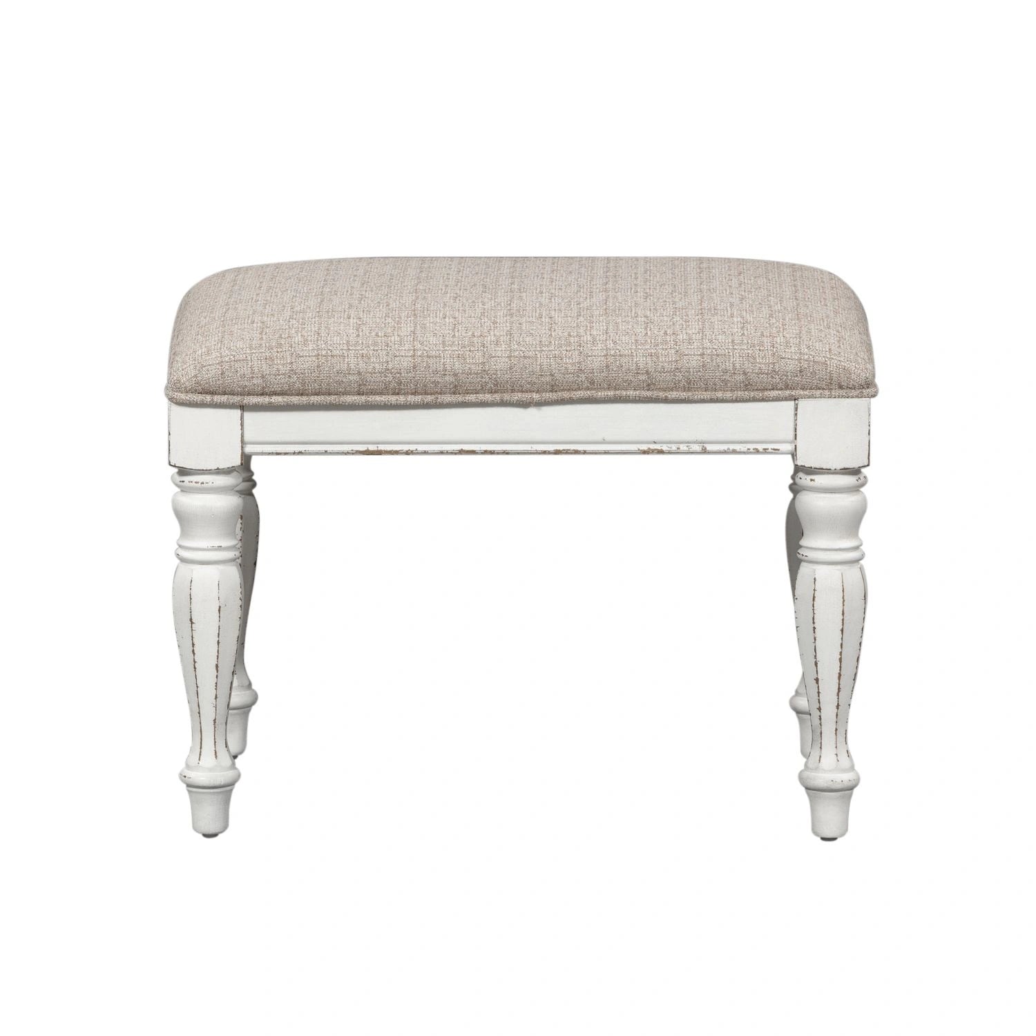 Magnolia Manor Accent Bench in Antique White image