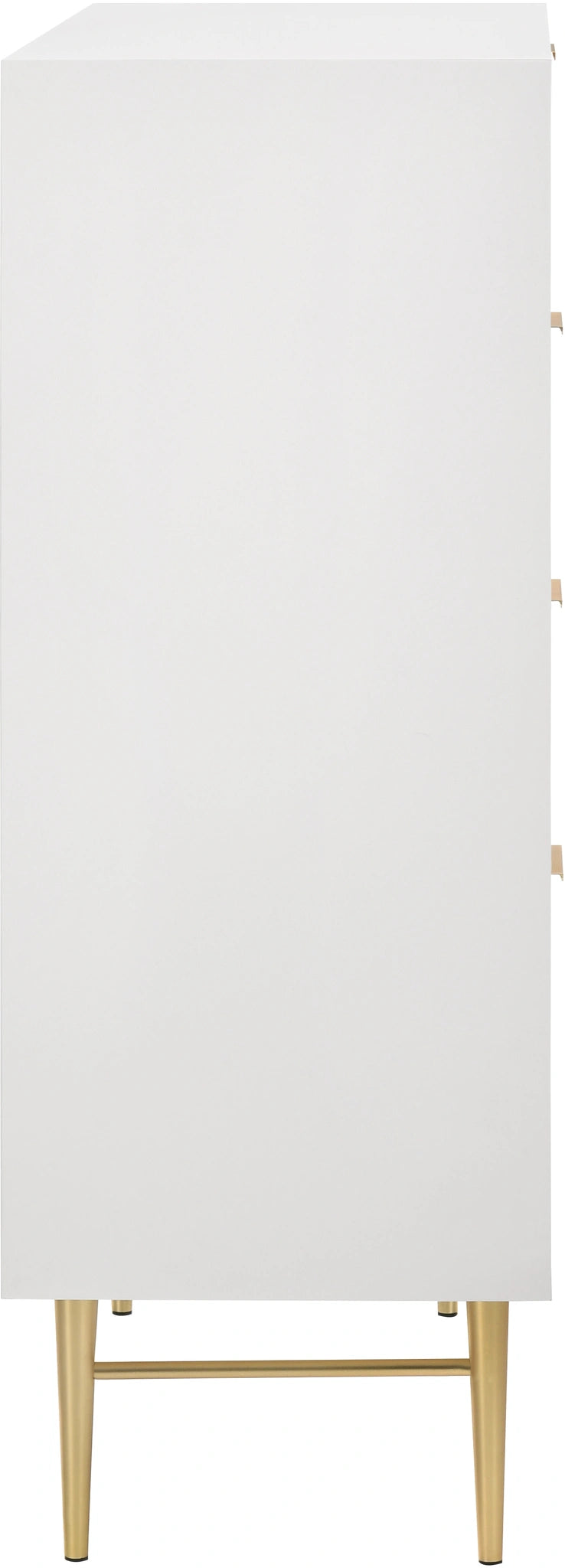 Modernist White Gloss Chest