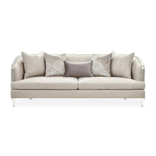 AICO Furniture Camden Court Sofa in Platinum - Luxury Home Furniture (MI)
