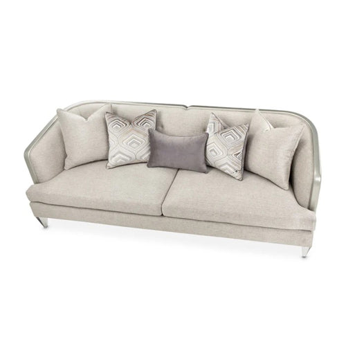 AICO Furniture Camden Court Sofa in Platinum - Luxury Home Furniture (MI)