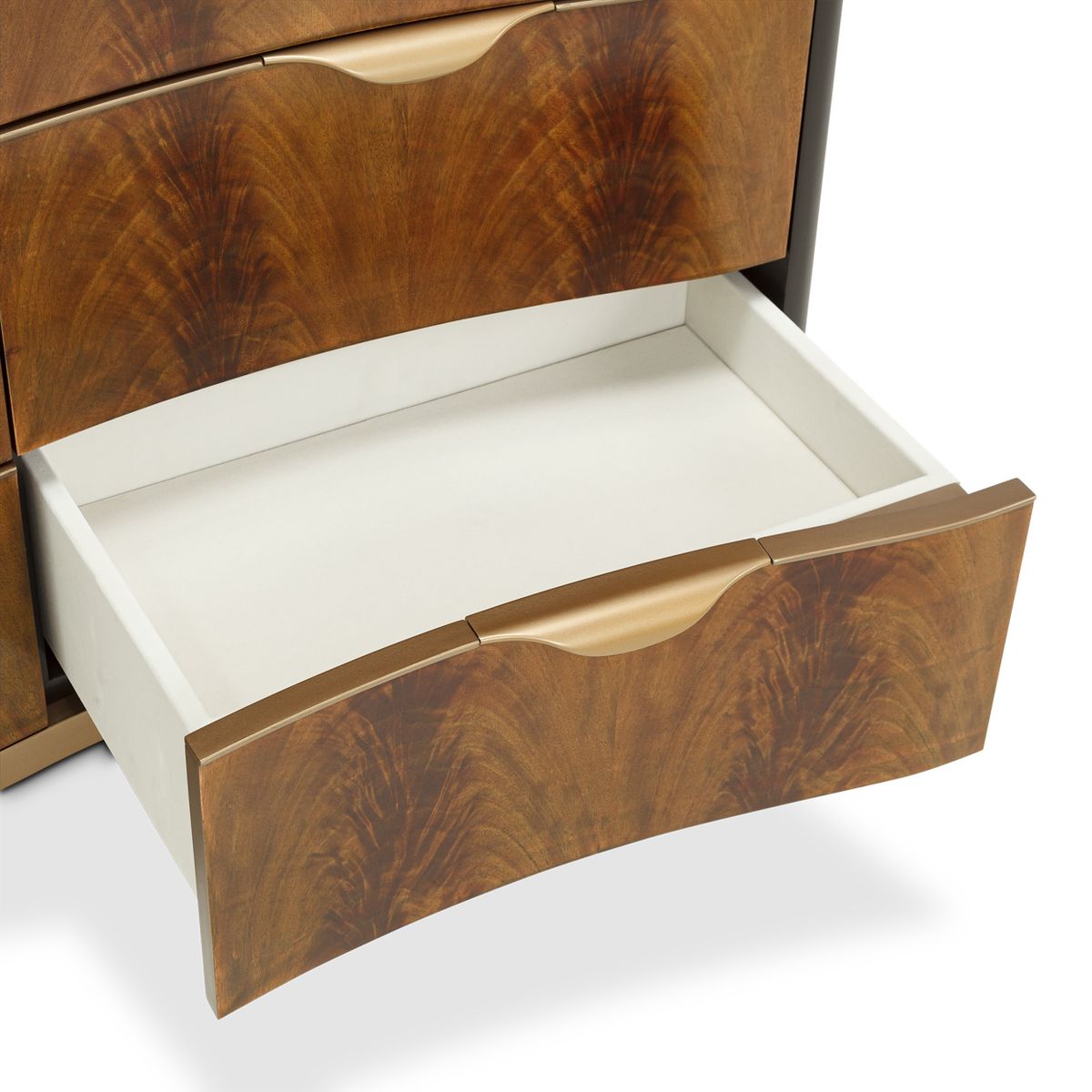 AICO Malibu Crest 9 Drawer Dresser in Crotch Mahogany - Luxury Home Furniture (MI)