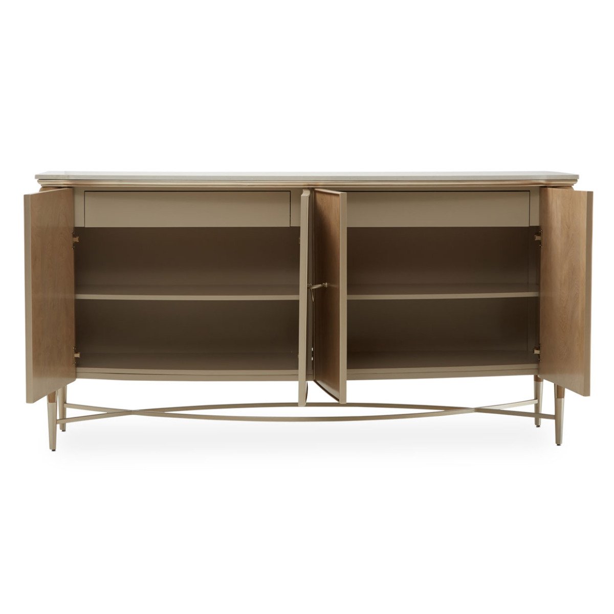 AICO Villa Cherie Sideboard in Caramel - Luxury Home Furniture (MI)
