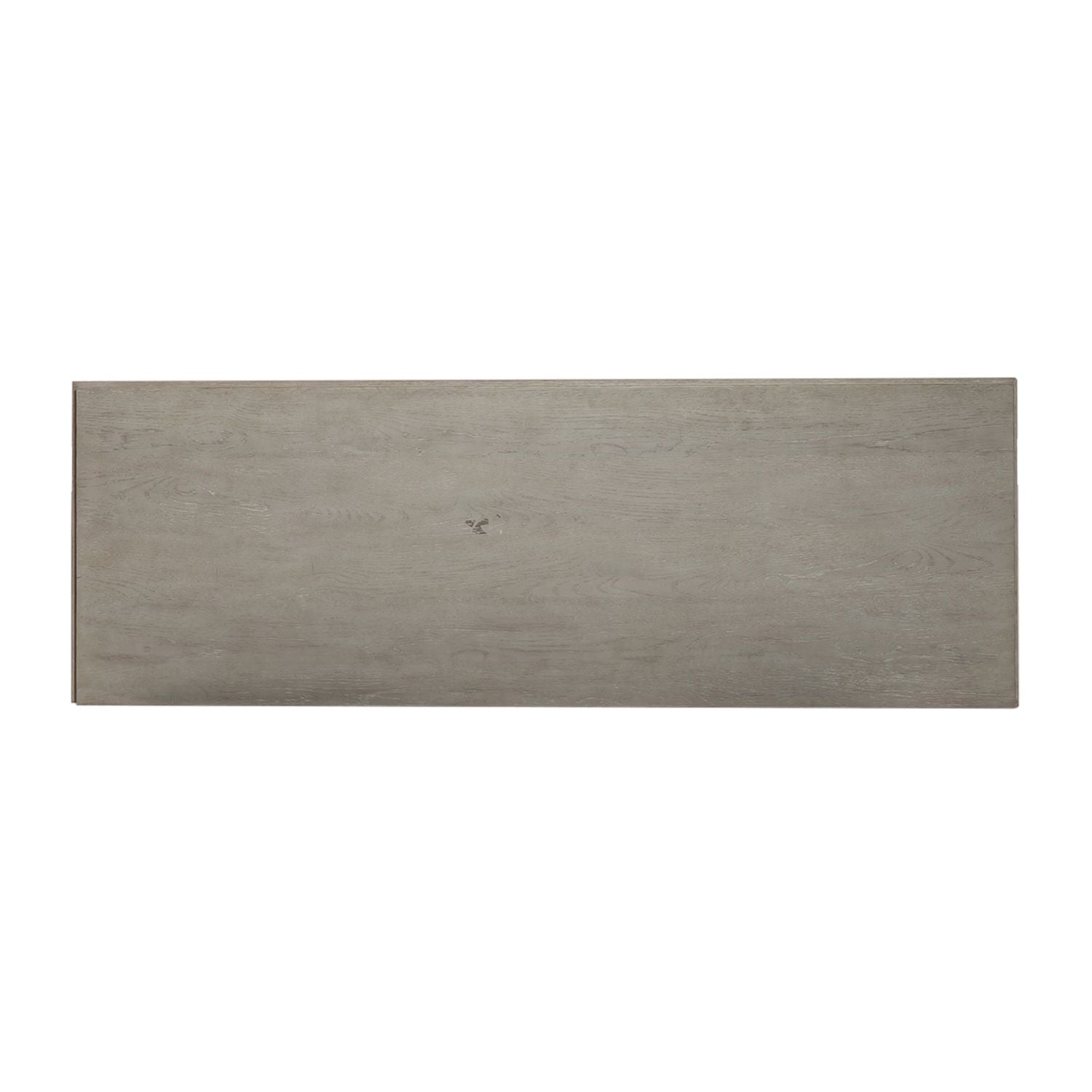 Belmar 9 Drawer Bureau Dresser in Washed Taupe and Silver Champagne
