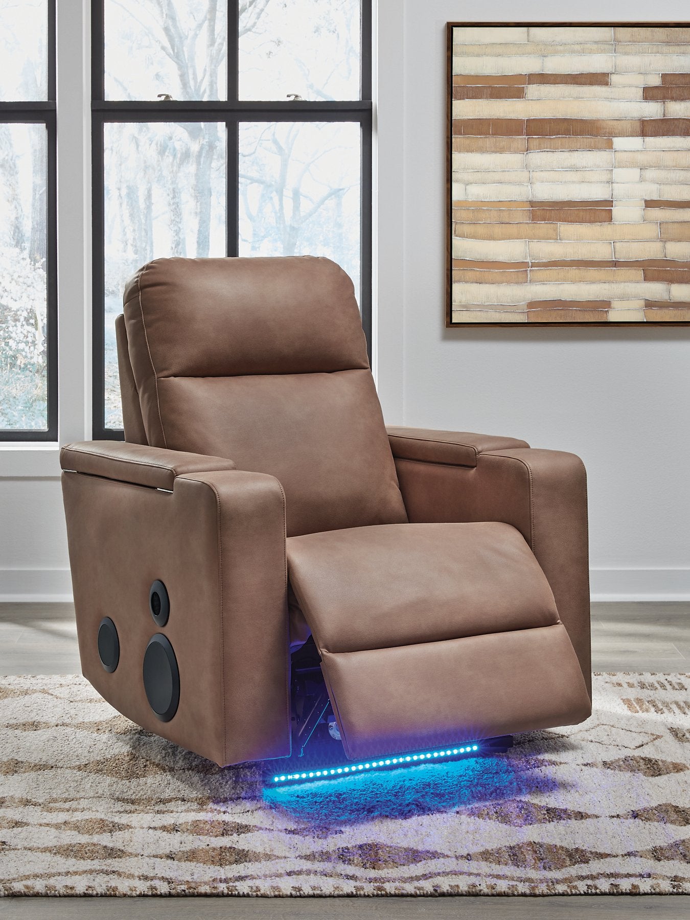 Lorrenton Power Glider Recliner with Audio System - Luxury Home Furniture (MI)