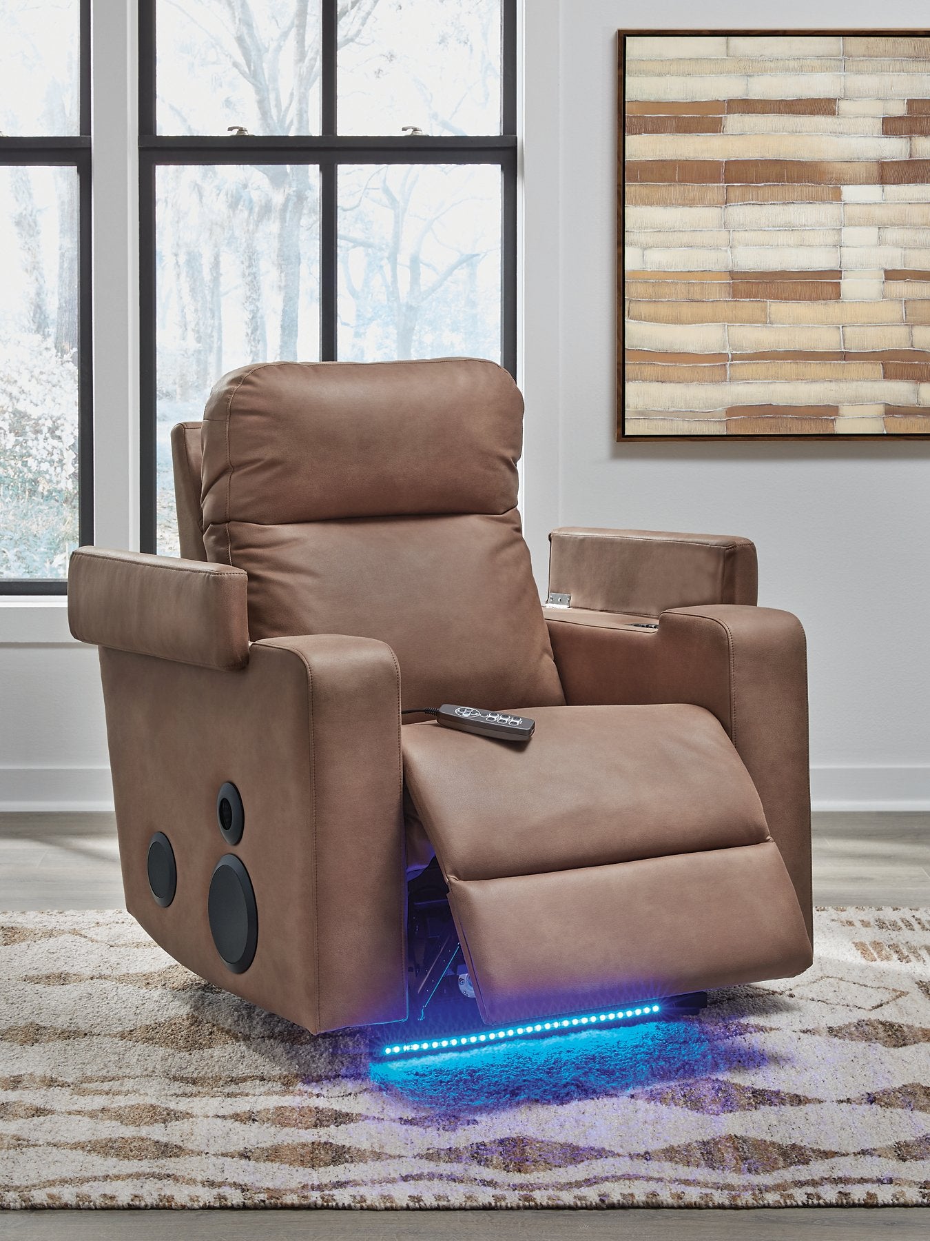 Lorrenton Power Glider Recliner with Audio System - Luxury Home Furniture (MI)