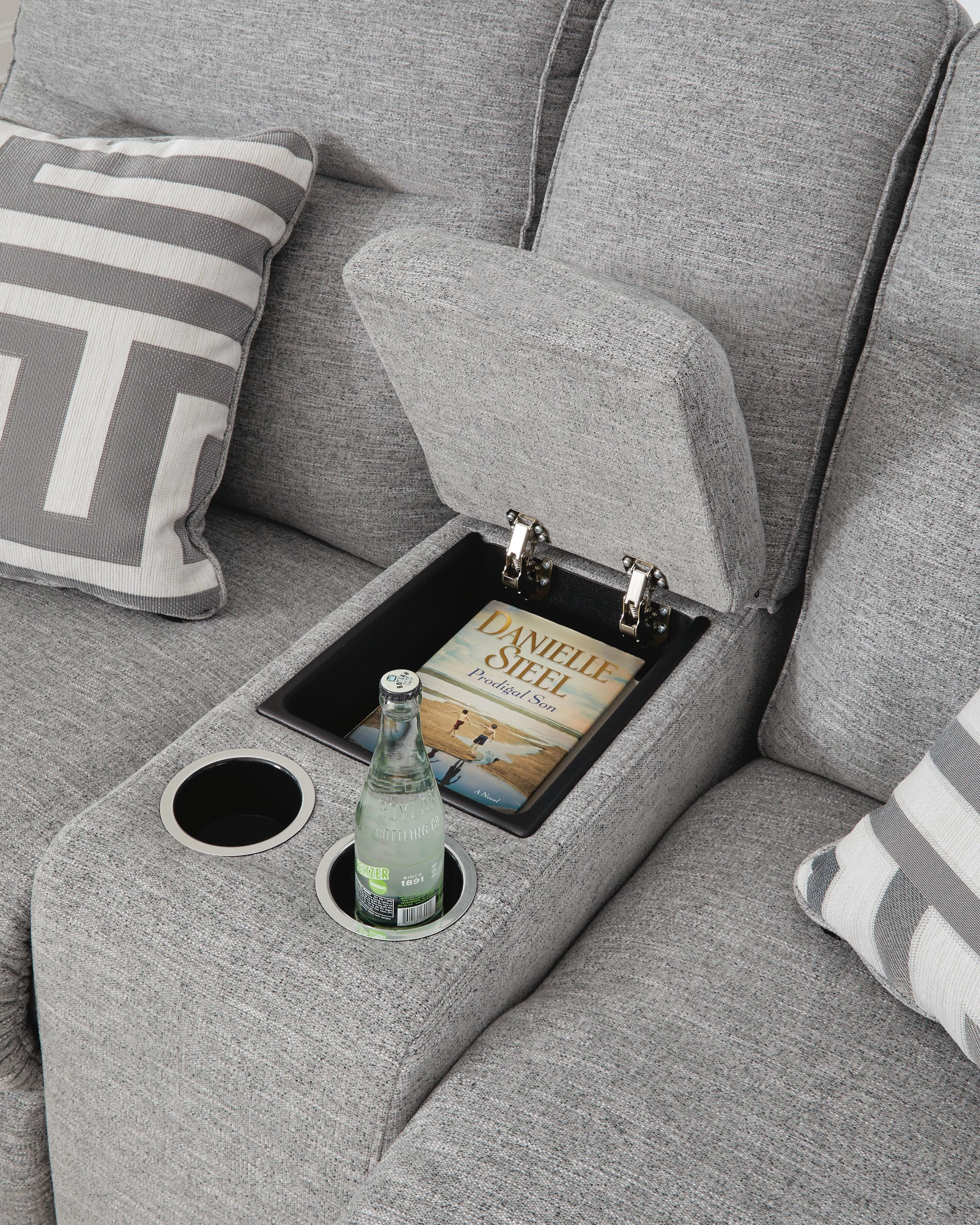 Biscoe Power Reclining Loveseat - Luxury Home Furniture (MI)