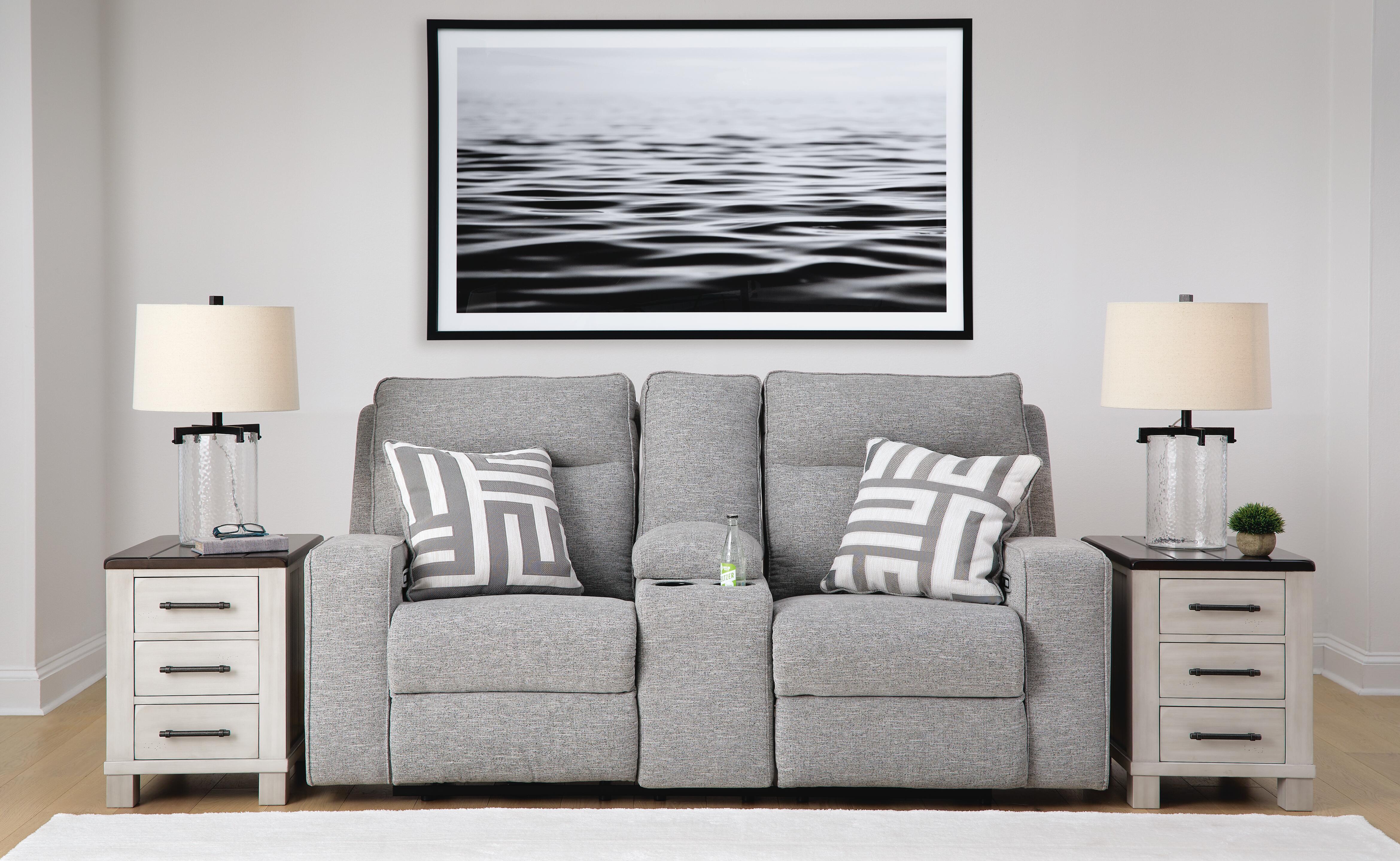 Biscoe Power Reclining Loveseat - Luxury Home Furniture (MI)