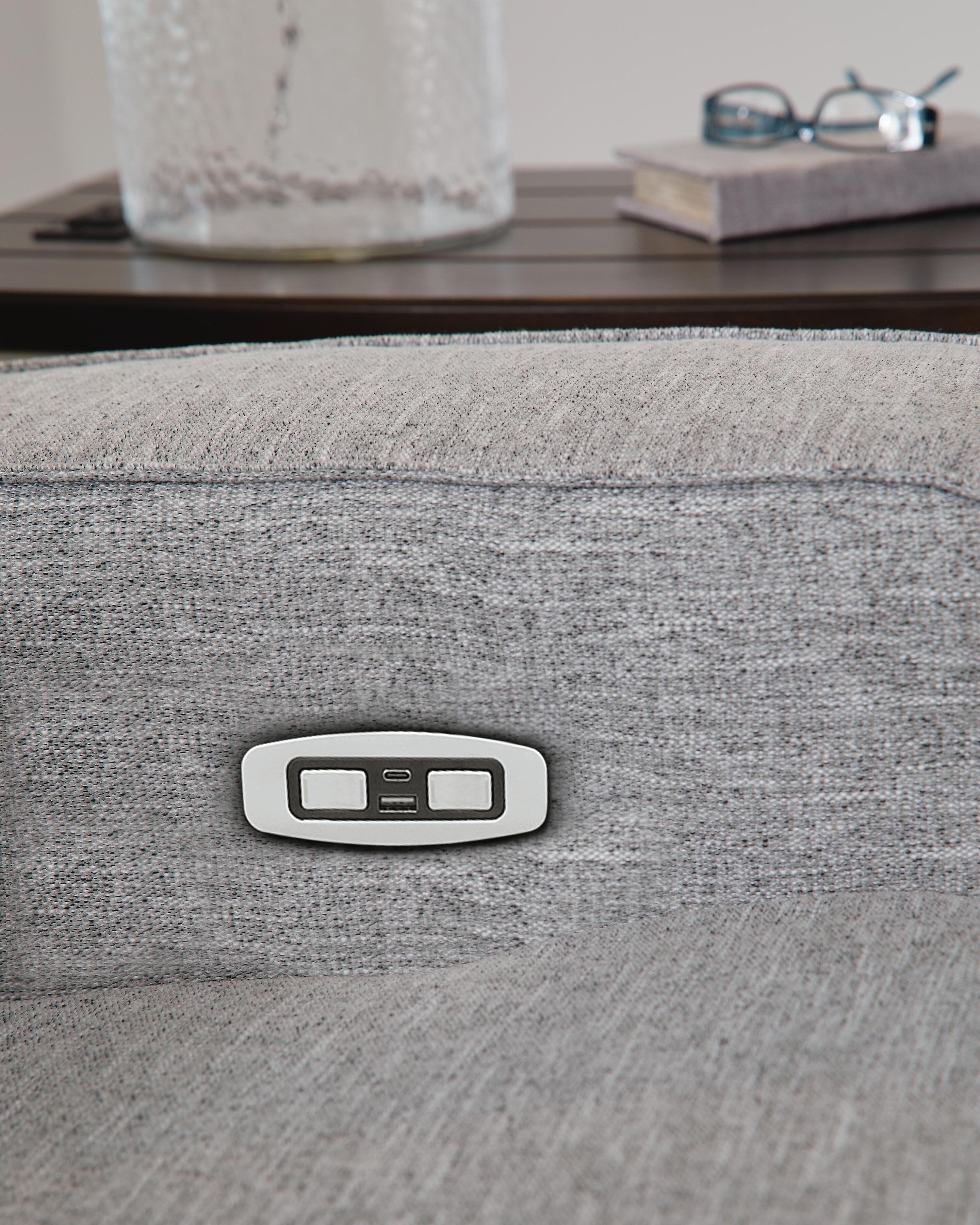 Biscoe Power Reclining Loveseat - Luxury Home Furniture (MI)