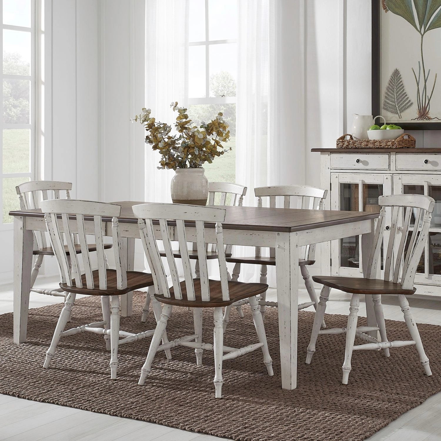 Al Fresco 7 Piece Rectangular Table Set image