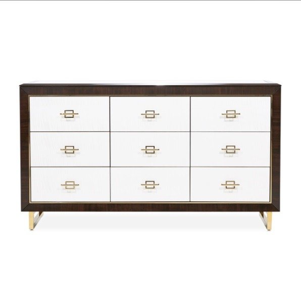 AICO Belmont Place Dresser in Espresso - Luxury Home Furniture (MI)