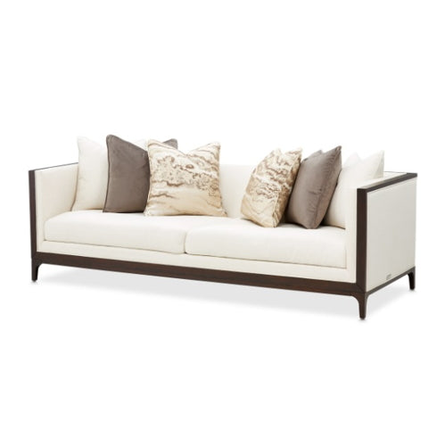 AICO Furniture Belmont Place Sofa in Espresso - Luxury Home Furniture (MI)