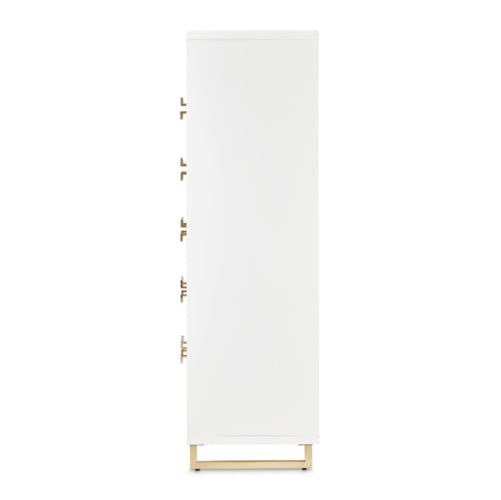 AICO Furniture Palm Gate 6 Drawer Chest in Cloud White - Luxury Home Furniture (MI)