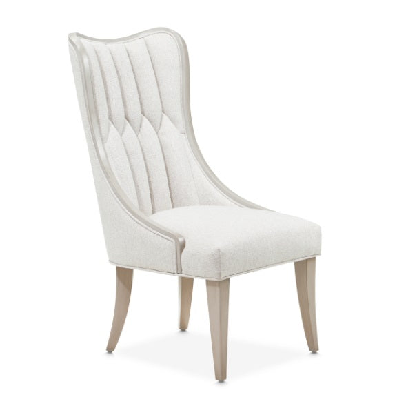 AICO Furniture St. Charles Dining Side Chair (Set of 2) in Dove Gray - Luxury Home Furniture (MI)