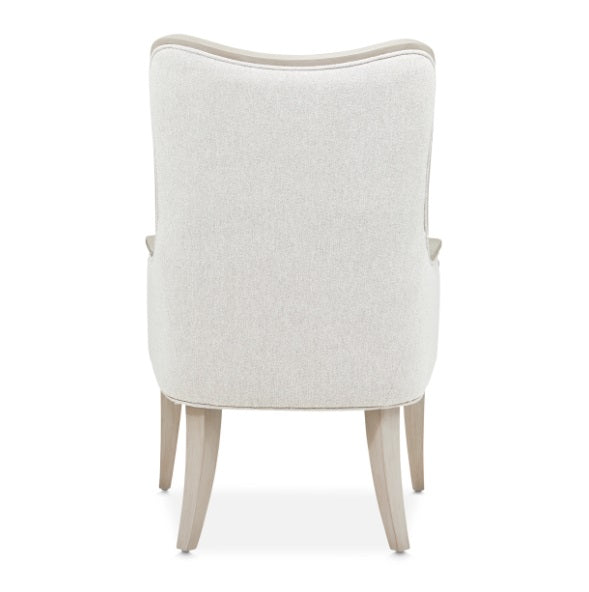 AICO Furniture St. Charles Arm Chair (Set of 2) in Dove Gray - Luxury Home Furniture (MI)
