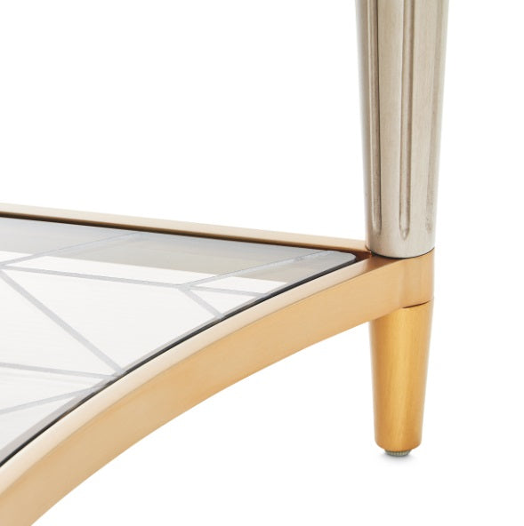 AICO Furniture St.Charles Rectangular Cocktail Table in Dove Gray - Luxury Home Furniture (MI)