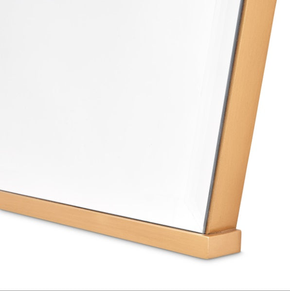 AICO Furniture St.Charles Dresser Mirror in Dove Gray - Luxury Home Furniture (MI)