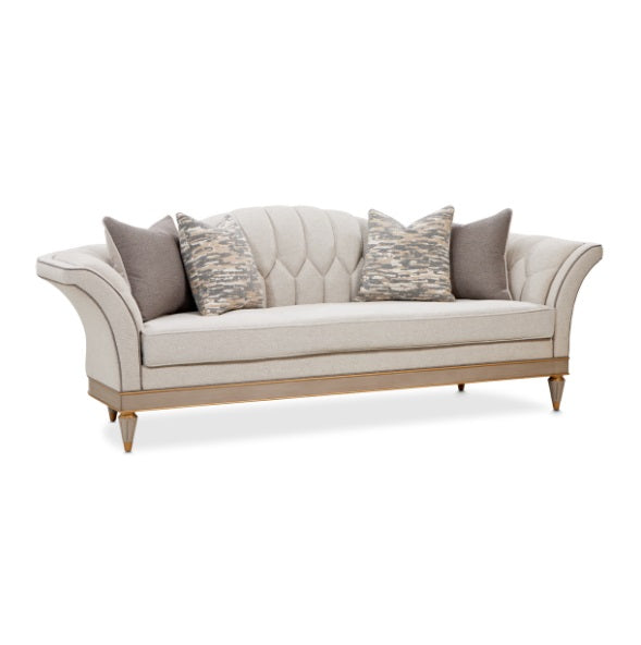 AICO Furniture St.Charles Sofa in Dove Gray - Luxury Home Furniture (MI)