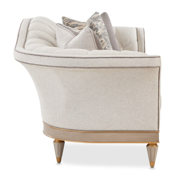AICO Furniture St.Charles Sofa in Dove Gray - Luxury Home Furniture (MI)