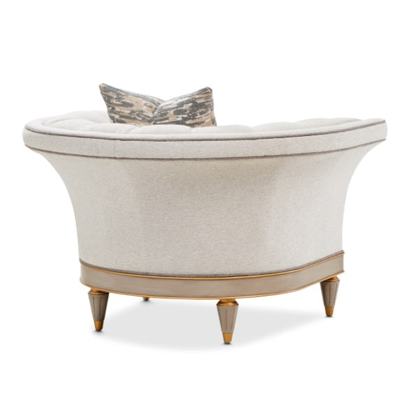 AICO Furniture St.Charles Matching Chair in Dove Gray - Luxury Home Furniture (MI)