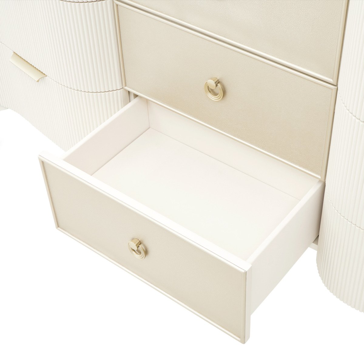 AICO Furniture La Marisia Dresser in Creamy Pearl - Luxury Home Furniture (MI)