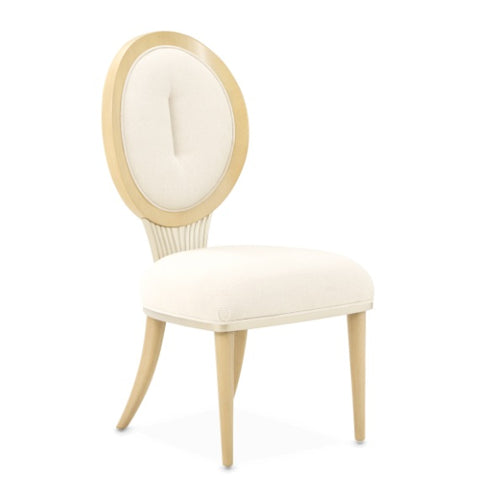 AICO Furniture Camellia Field Side Chair (Set of 2) in Caramel - Luxury Home Furniture (MI)